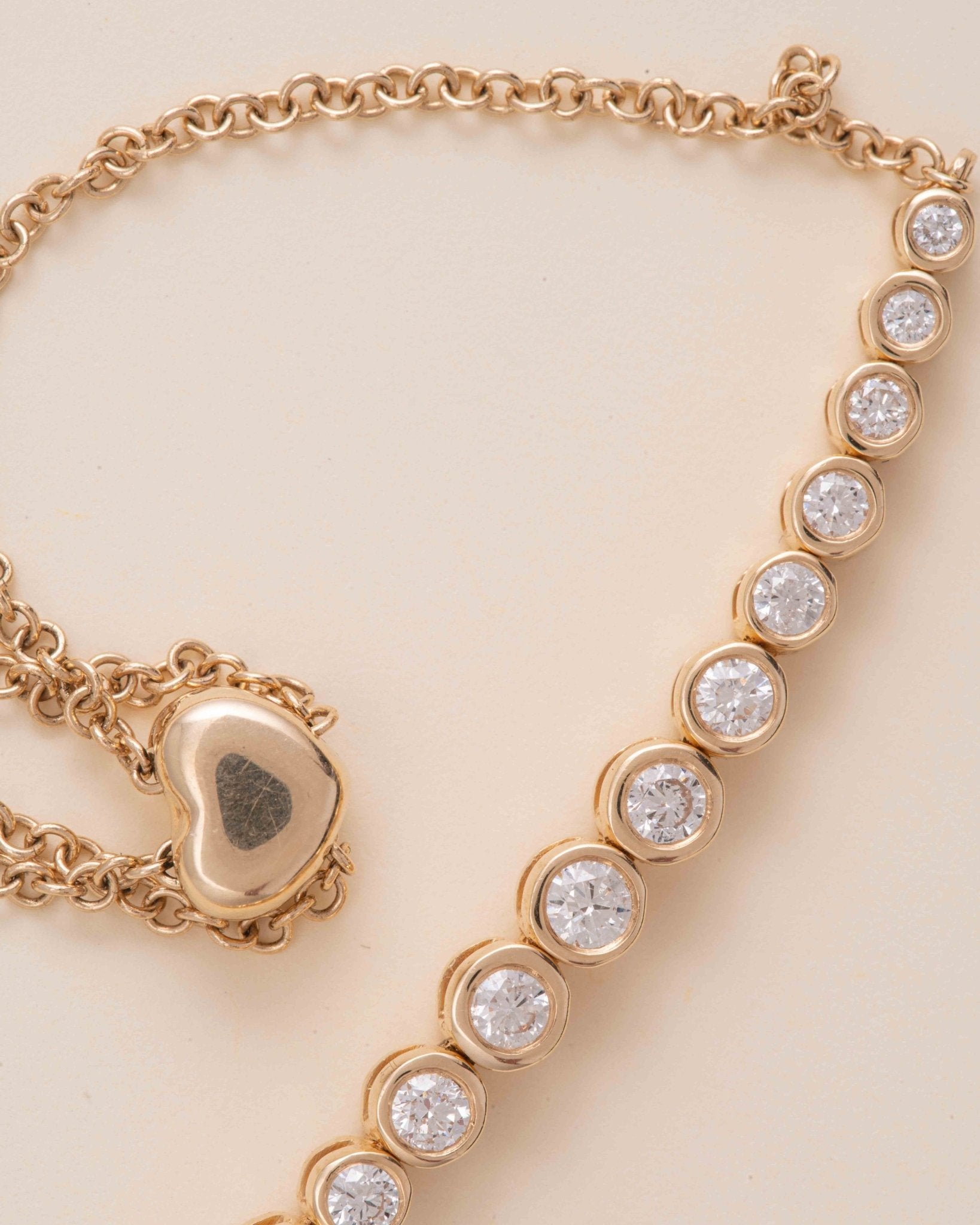 0.63ct Diamond Bezel Bolo Bracelet - Sparkle Society