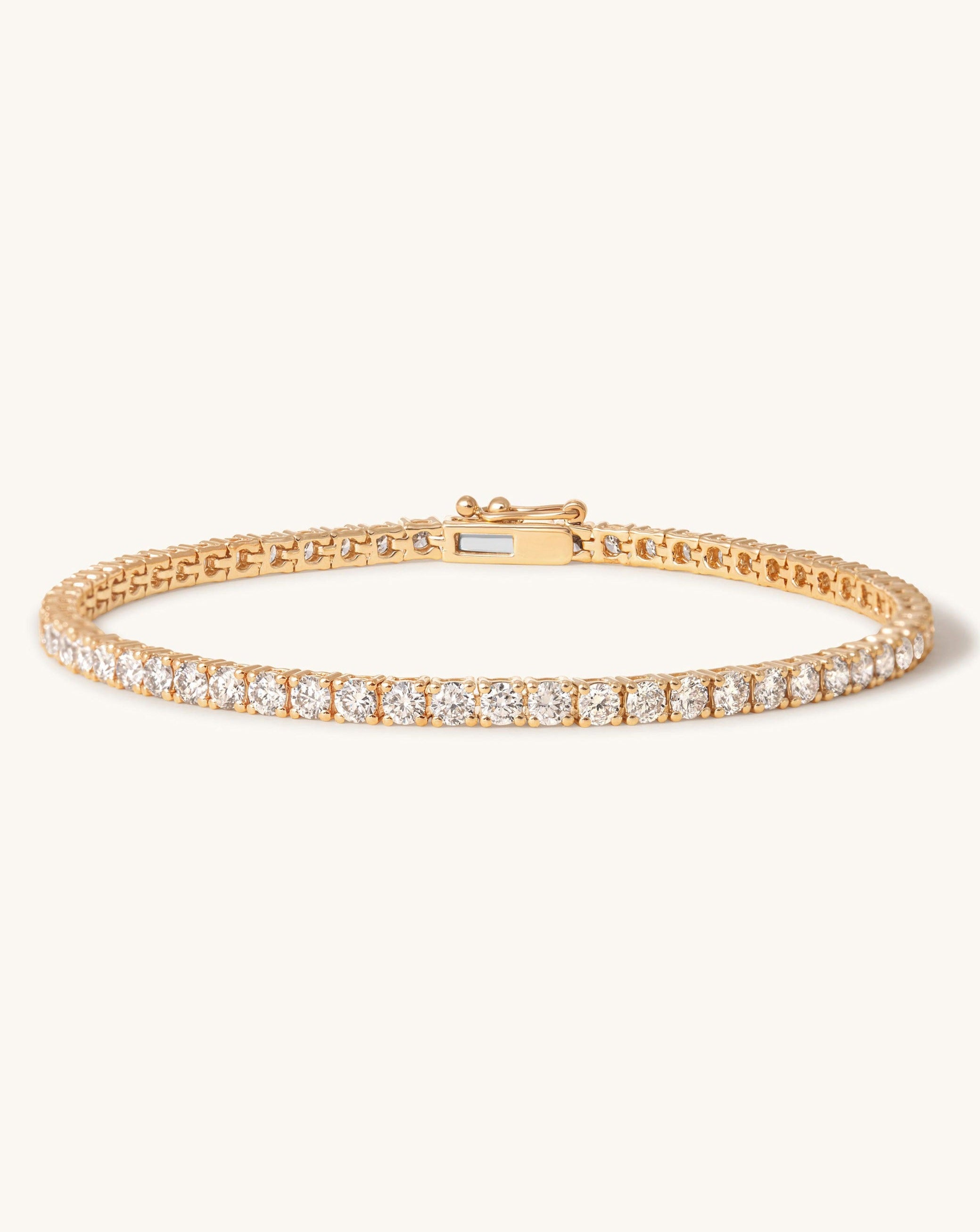 3.5ct Diamond Prong Tennis Bracelet - Sparkle Society