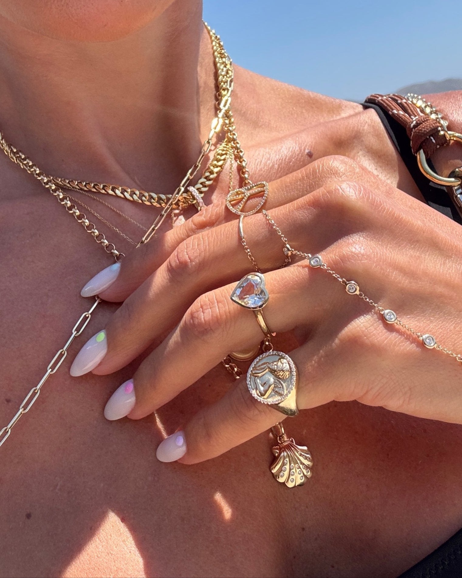 Angel Signet Ring - Sparkle Society