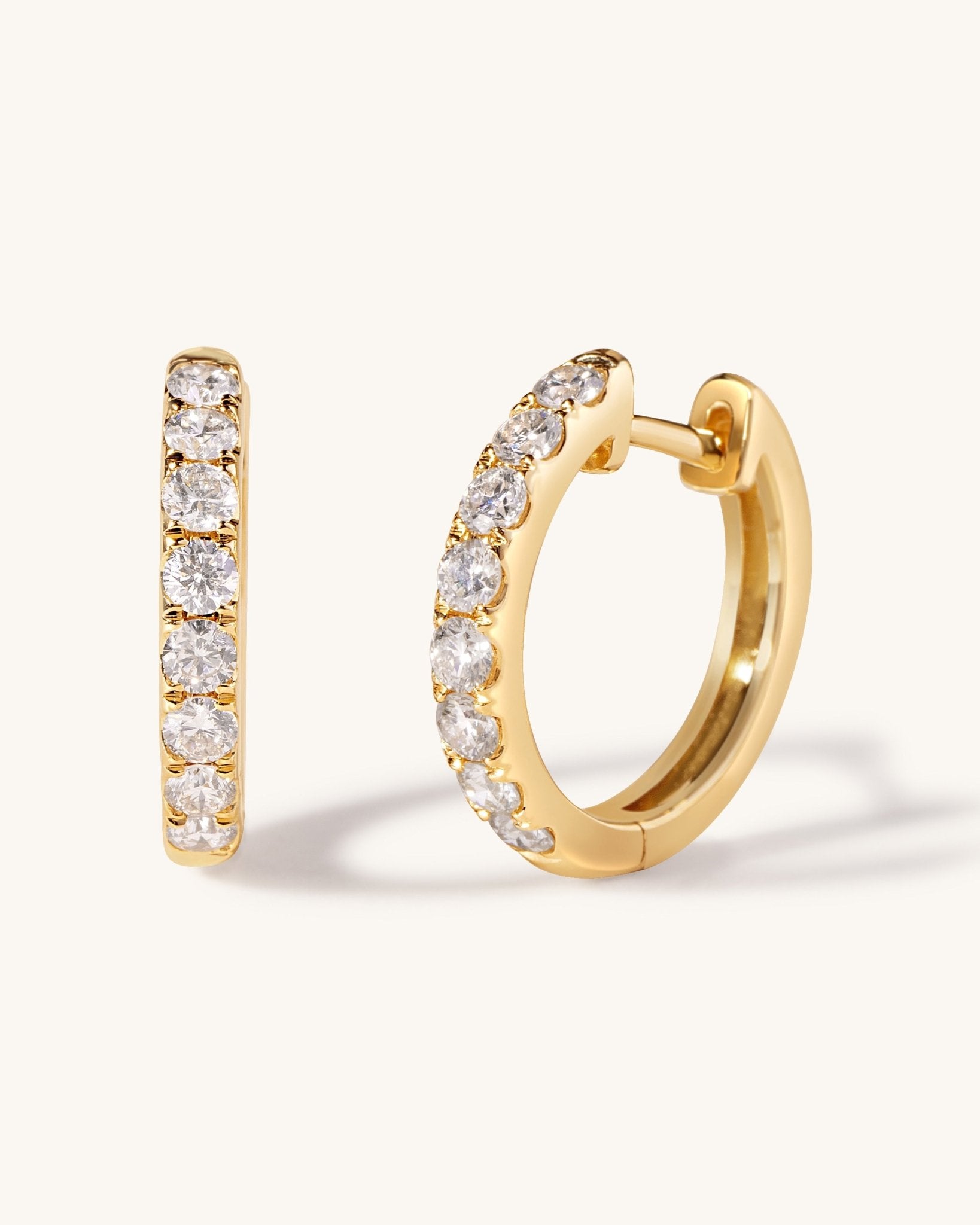 Biggie Diamond Huggies - Sparkle Society