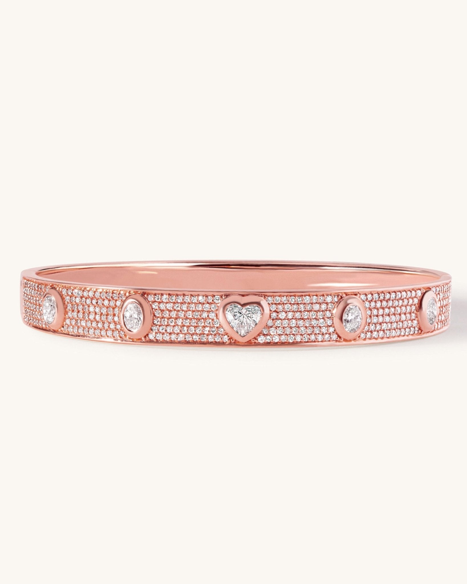 Diamond Fancy Bangle Bracelet - Sparkle Society