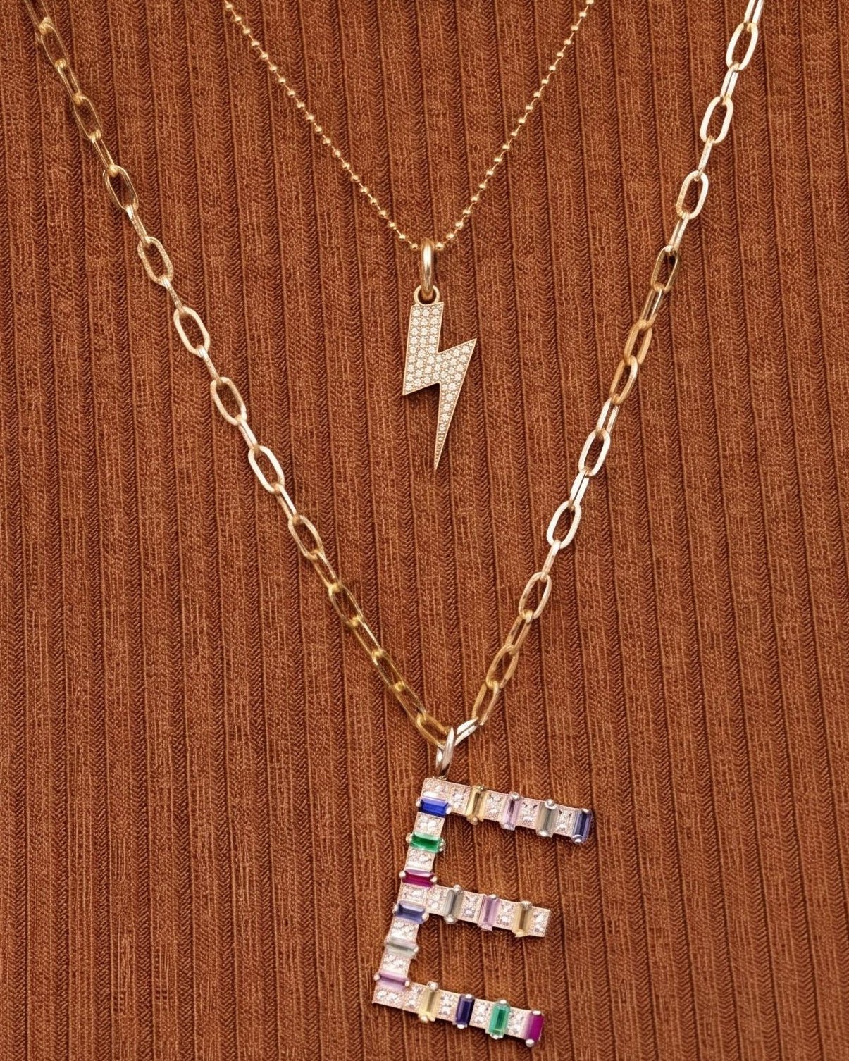 Diamond Lightning Bolt Charm - Sparkle Society