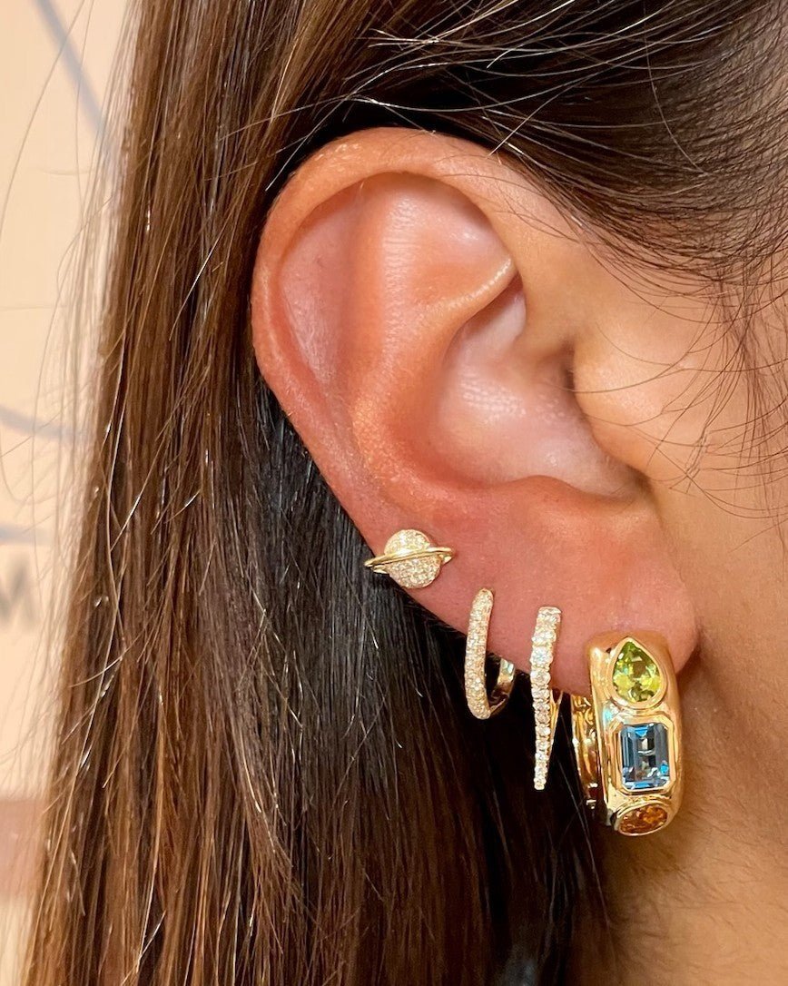 Diamond Spike Drop Huggies - Sparkle Society