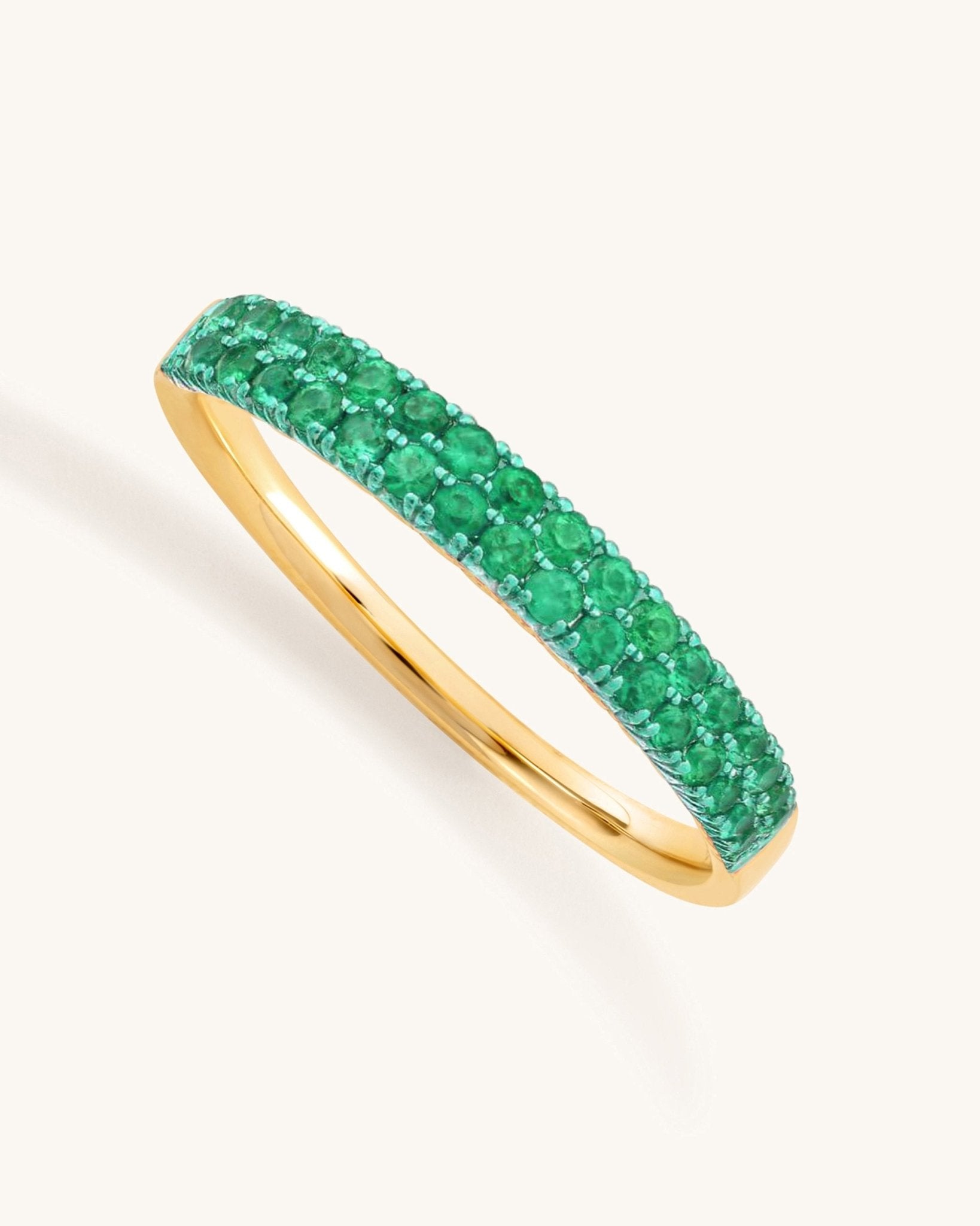 Double Row Gemstone Ring - Sparkle Society