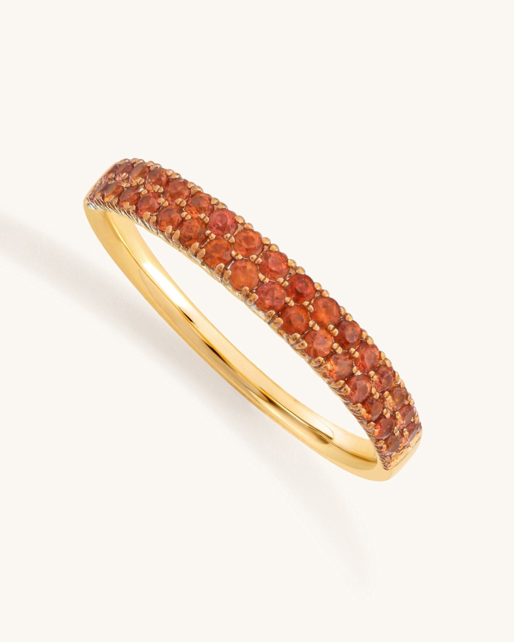 Double Row Gemstone Ring - Sparkle Society
