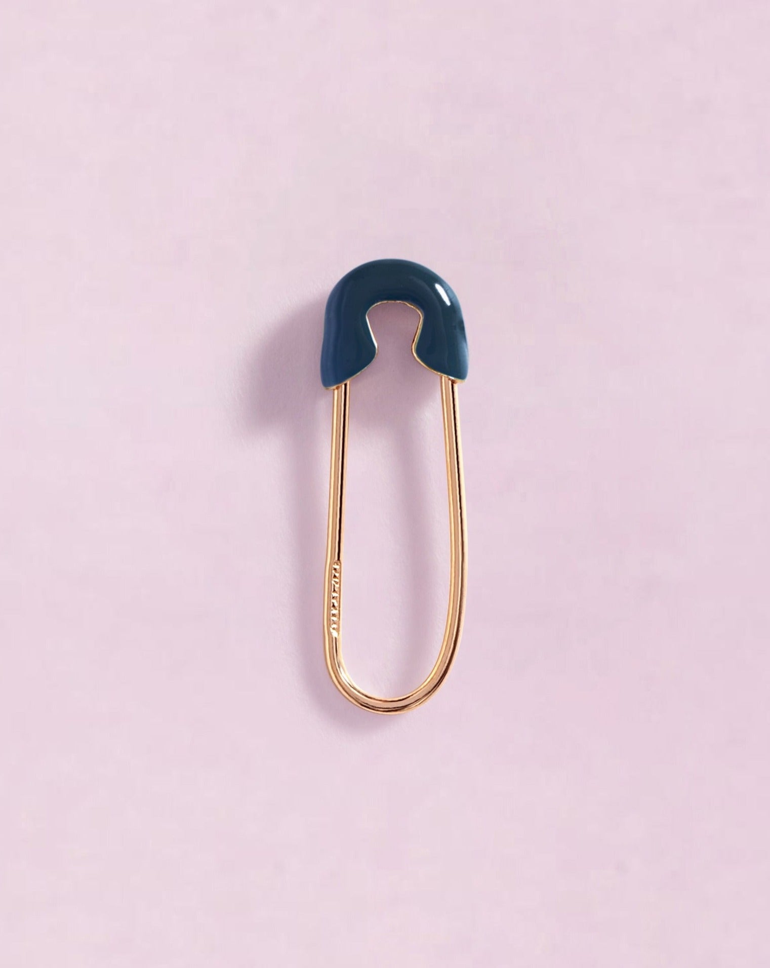 Enamel Safety Pin Earrings - Sparkle Society