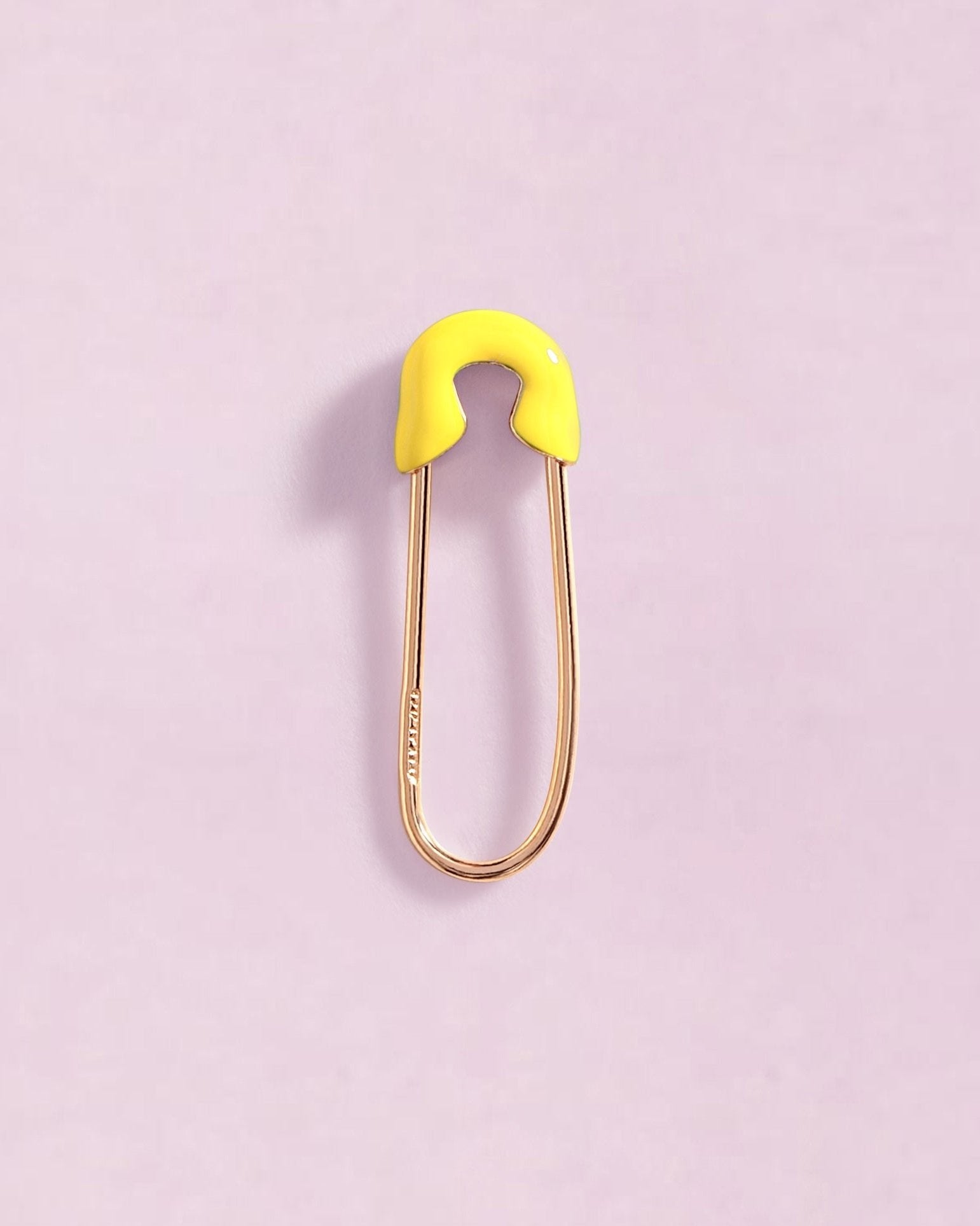 Enamel Safety Pin Earrings - Sparkle Society