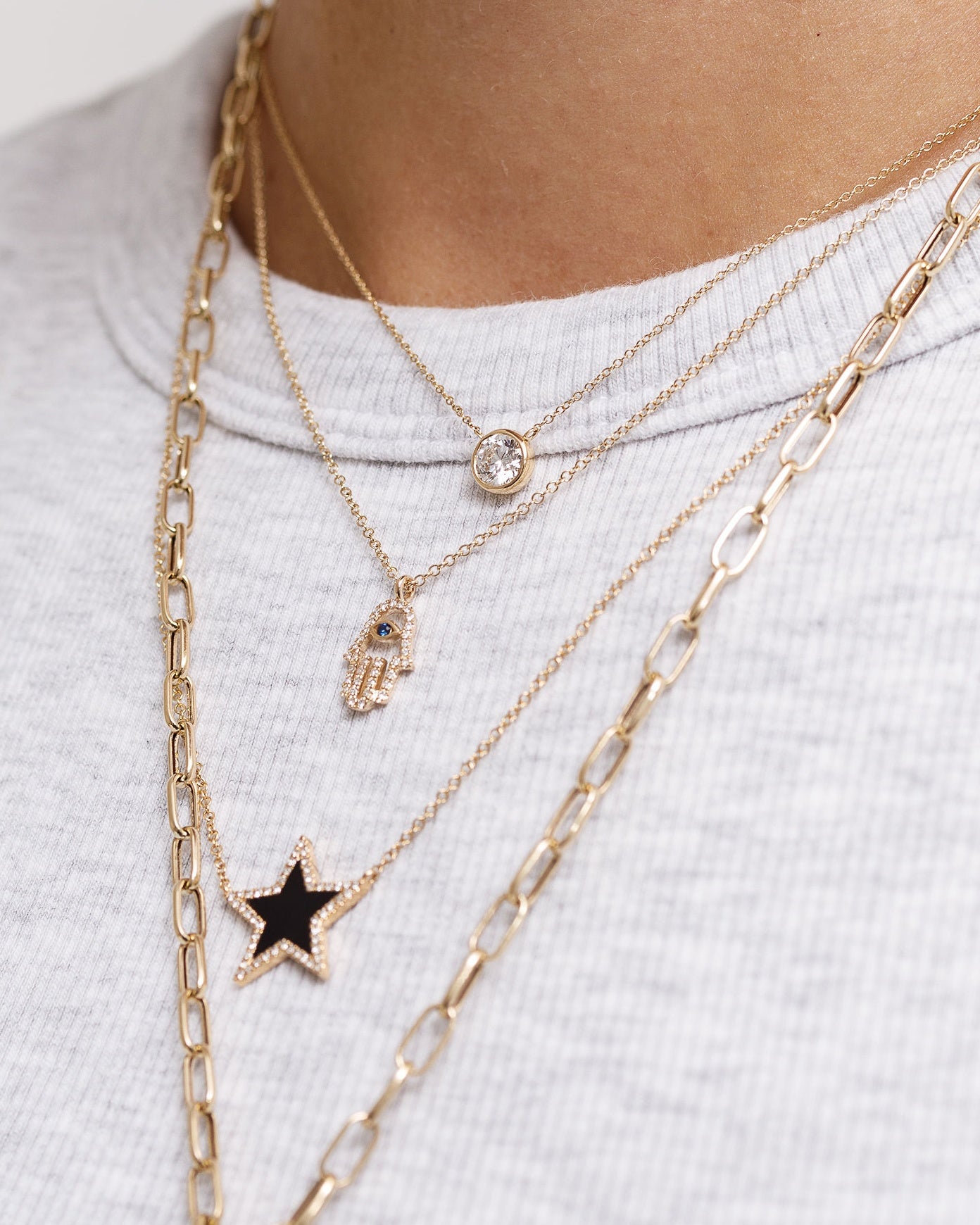 Fancy Diamond Shape Necklace - Sparkle Society