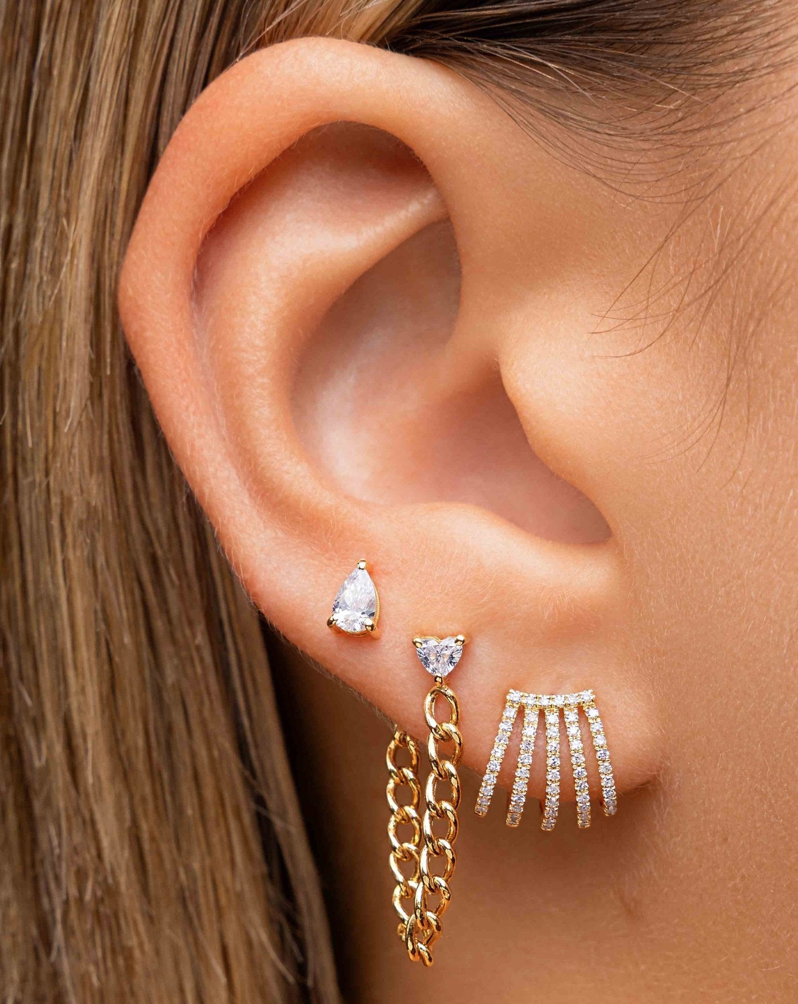Fancy Shape Diamond Studs - Sparkle Society
