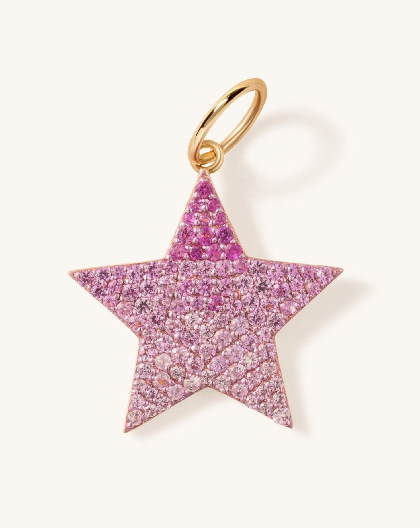 Gemstone Star Necklace Charm - Sparkle Society