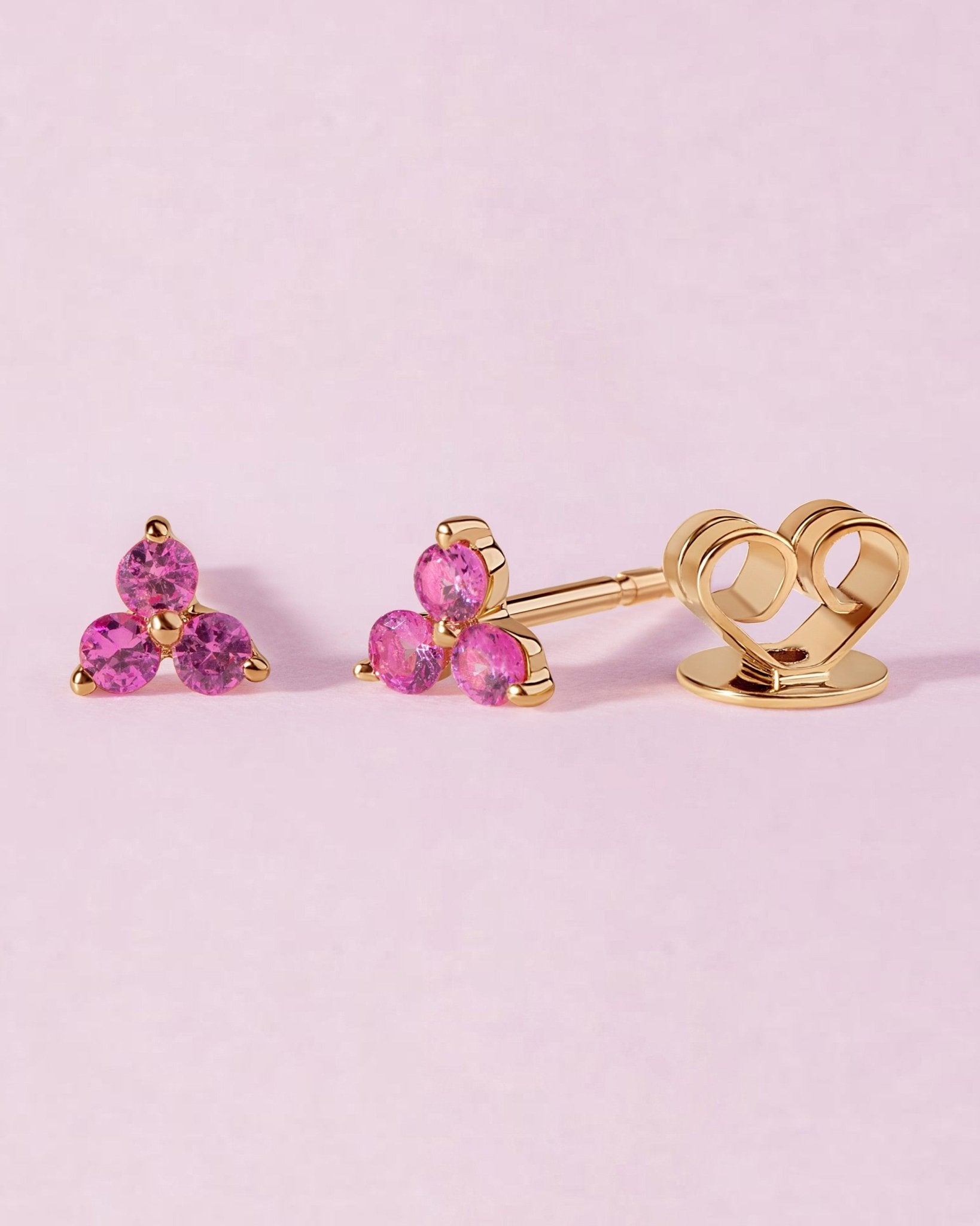Gemstone Trio Studs - Sparkle Society