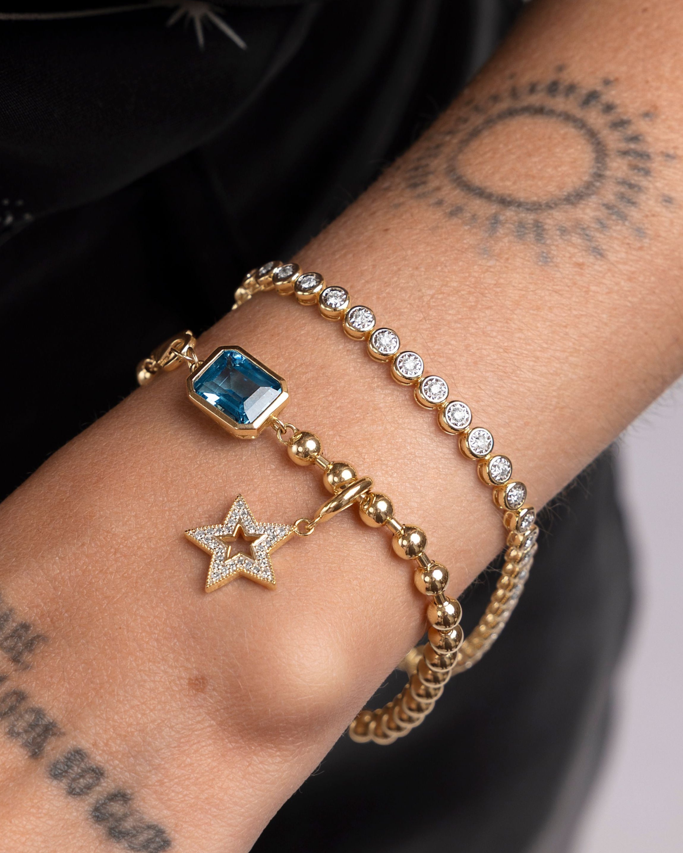 Illusion Diamond Bezel Tennis Bracelet - Sparkle Society