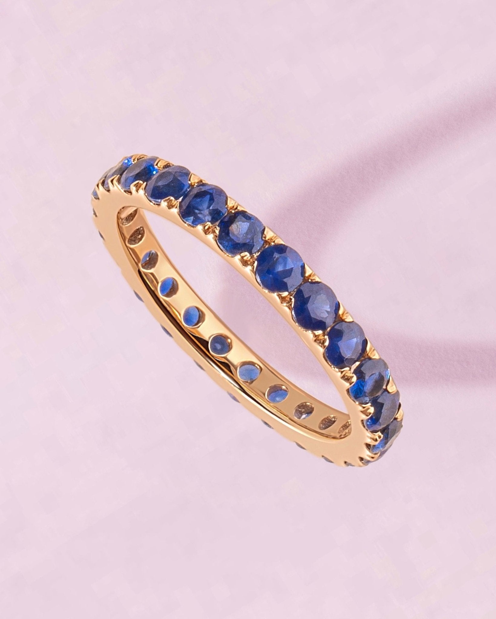 Jumbo Gemstone Eternity Band - Sparkle Society