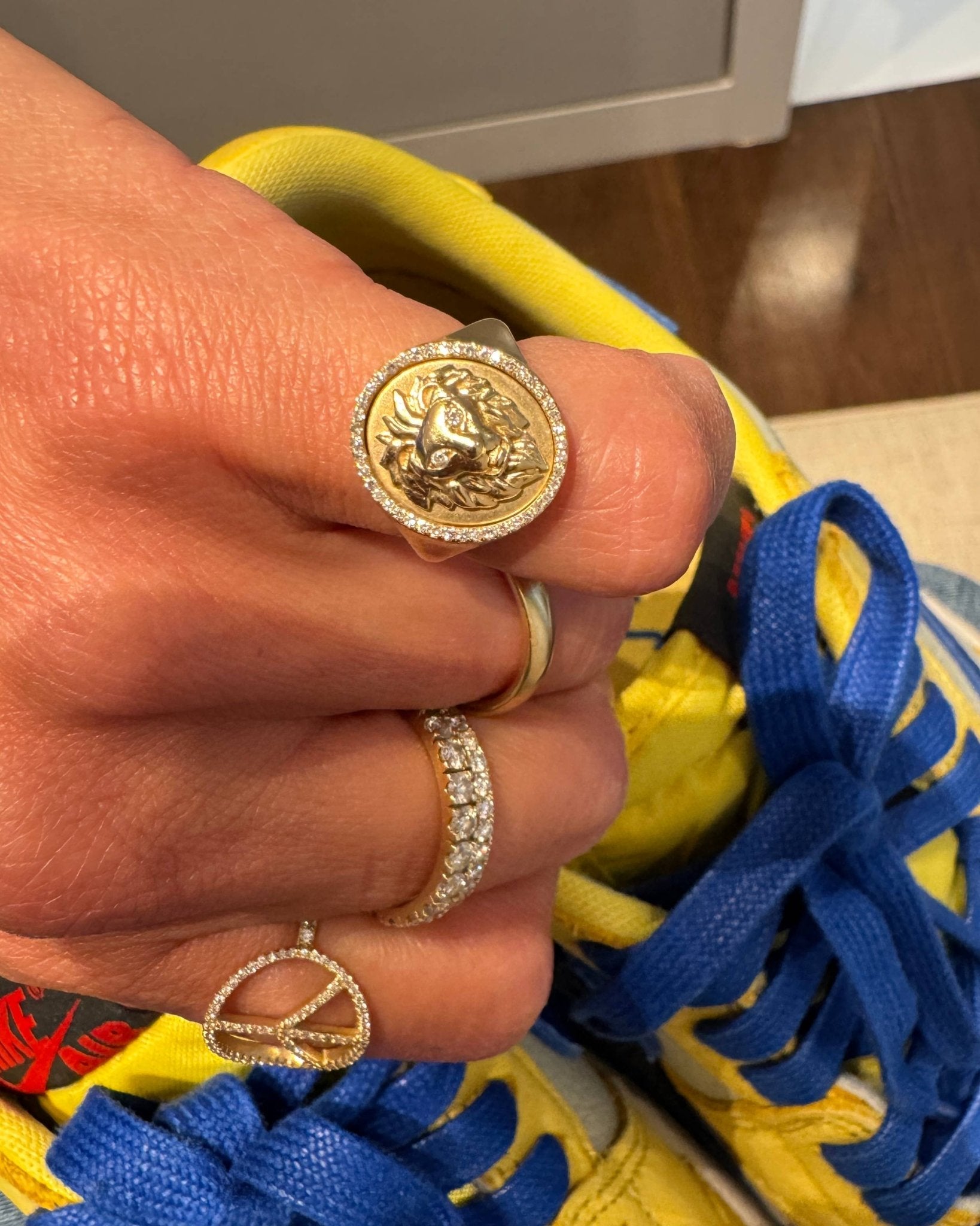 Lion Signet Ring - Sparkle Society