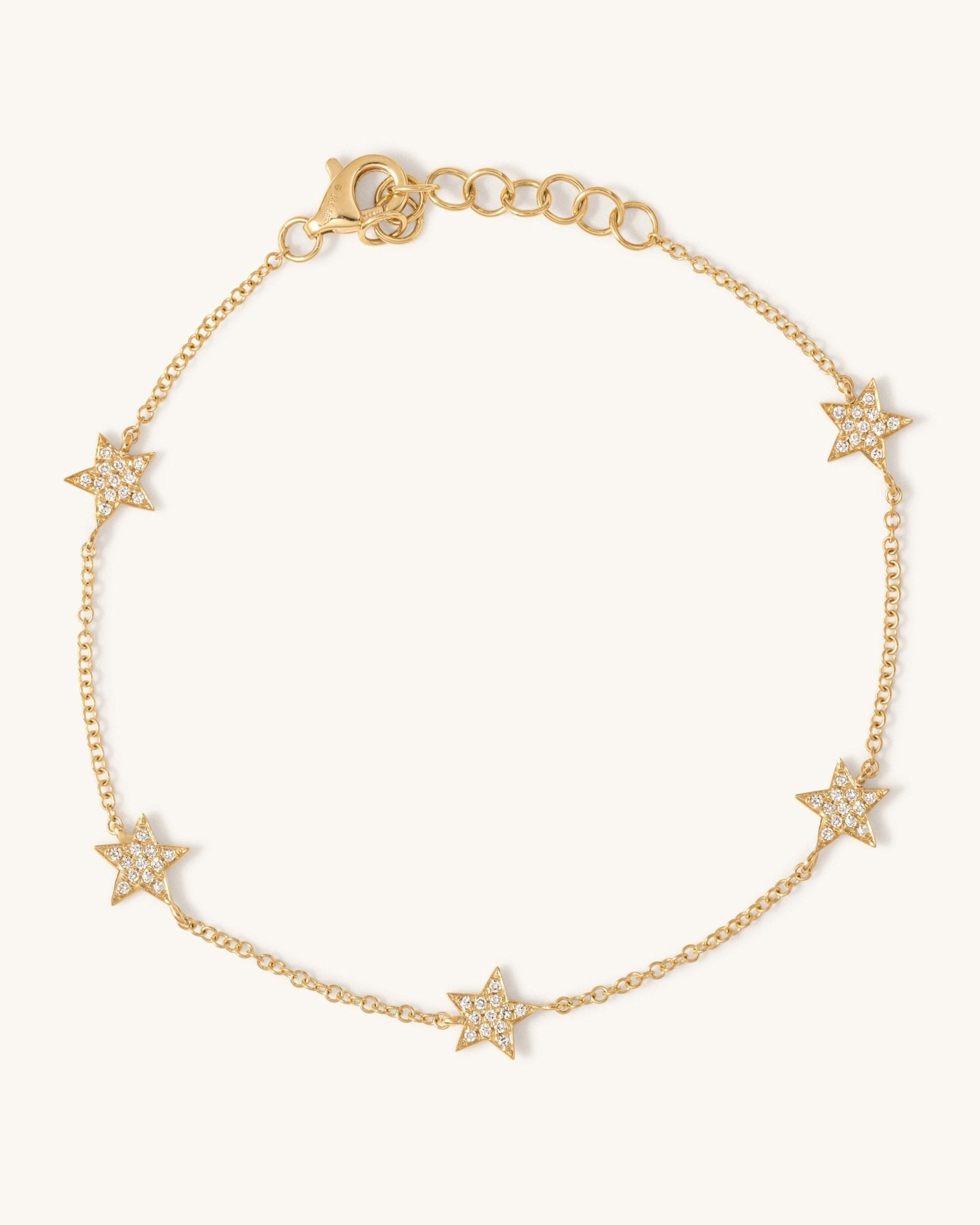 Multi Diamond Star Bracelet - Sparkle Society