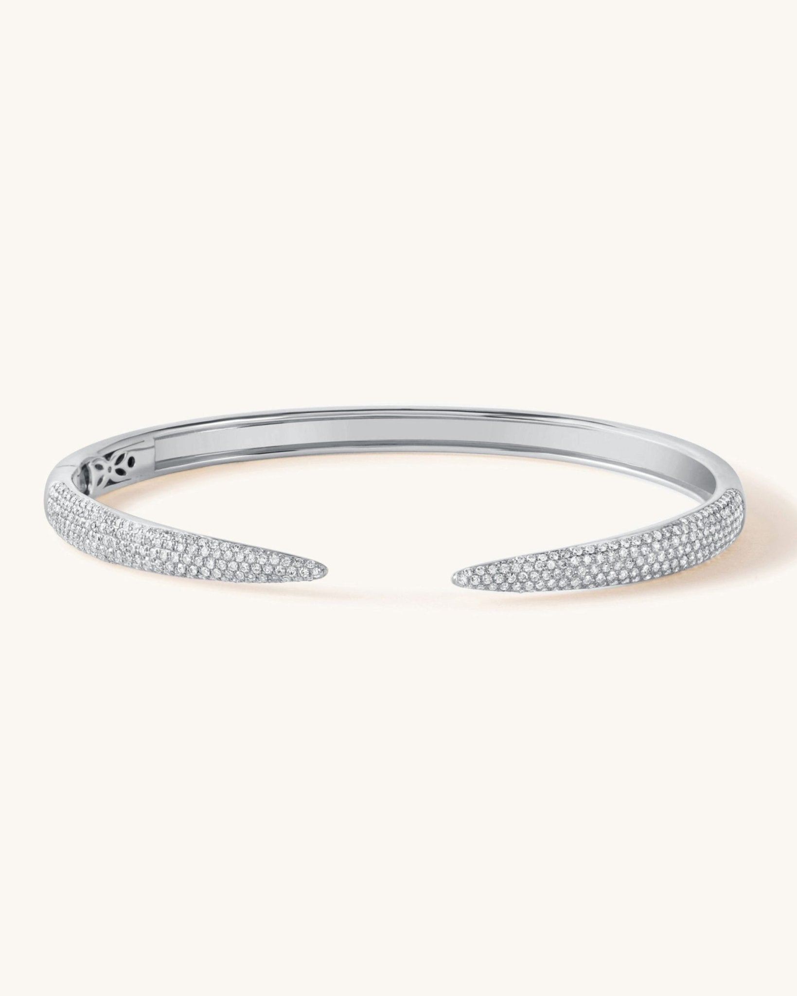 Open Pave Claw Bangle - Sparkle Society