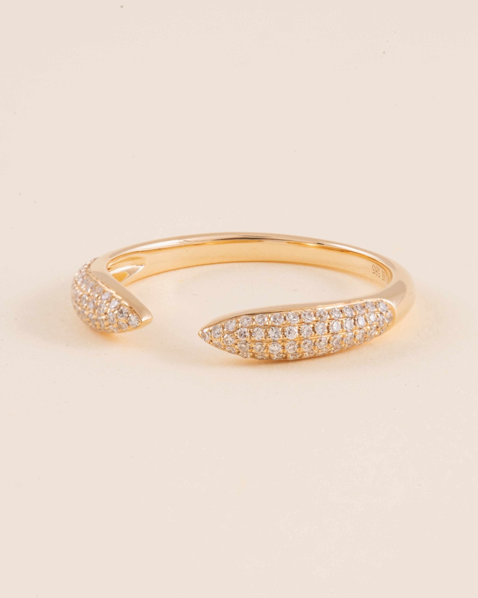 Pave Claw Ring - Sparkle Society