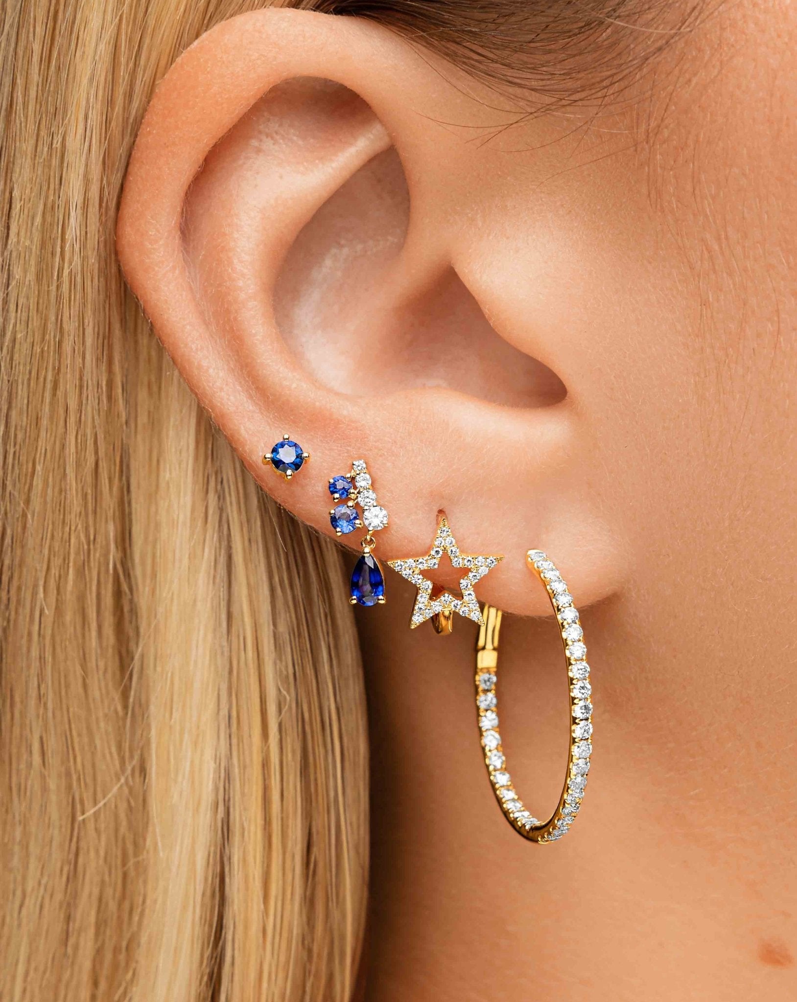 Perfect Diamond Hoops - Sparkle Society