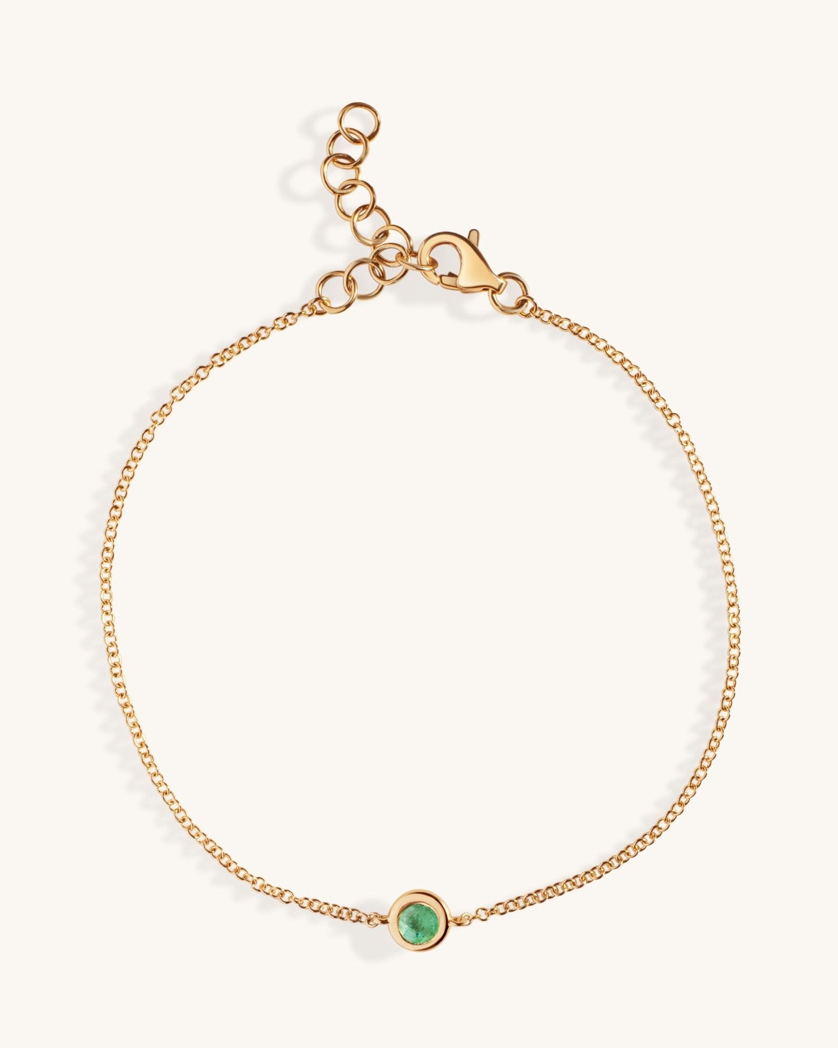 Single Birthstone Bezel Bracelet - Sparkle Society