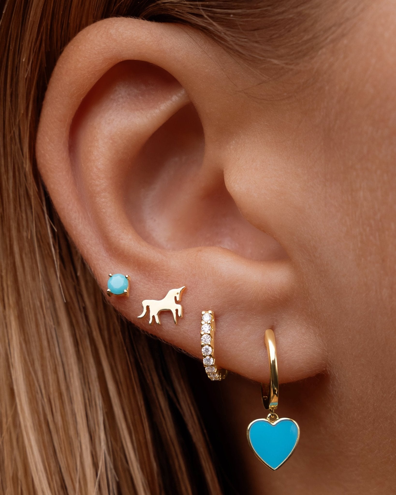 Round Birthstone Prong Studs - Sparkle Society