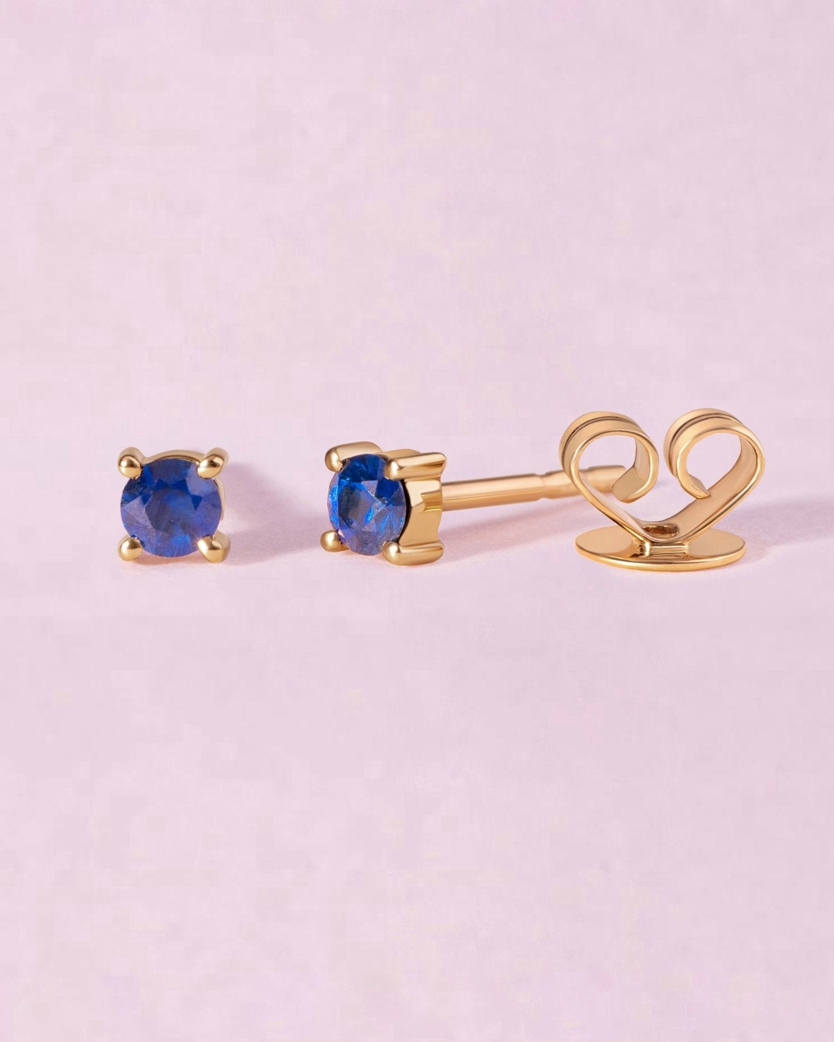 Round Birthstone Prong Studs - Sparkle Society