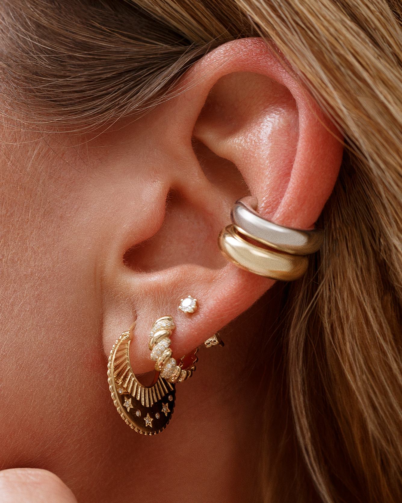 Single Diamond Studs - Sparkle Society