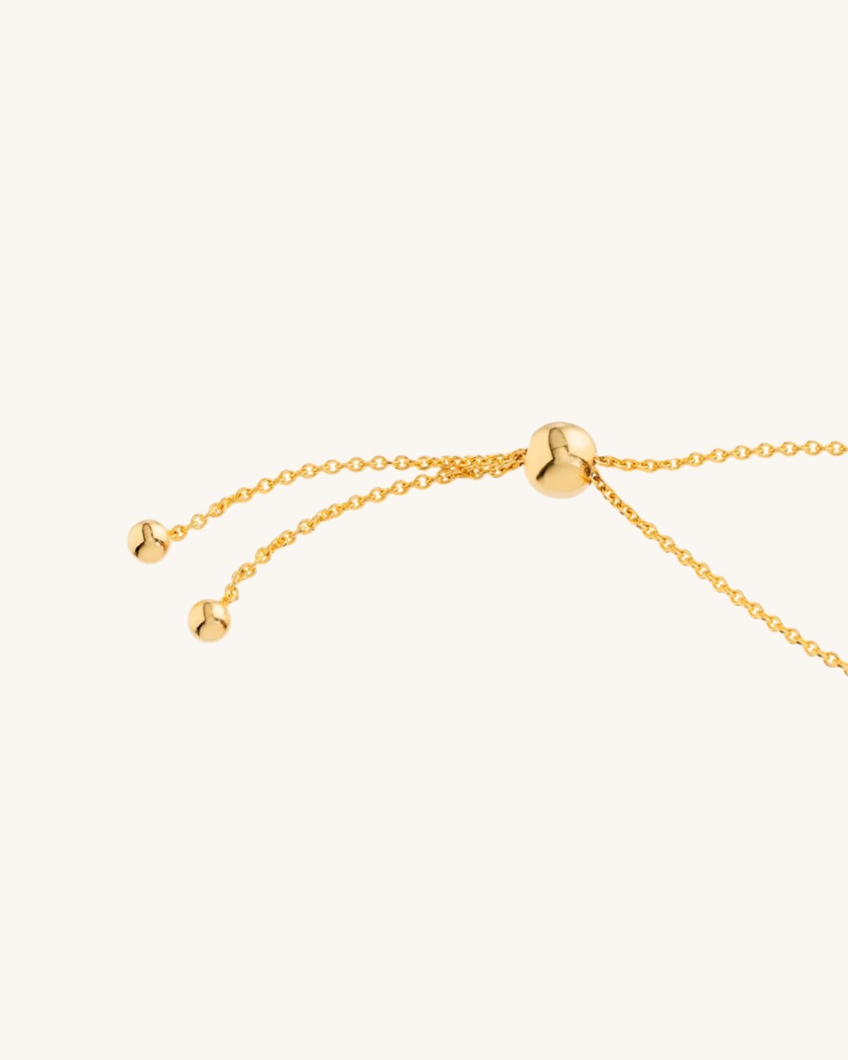 Single Solid Gold Star Bolo Bracelet - Sparkle Society