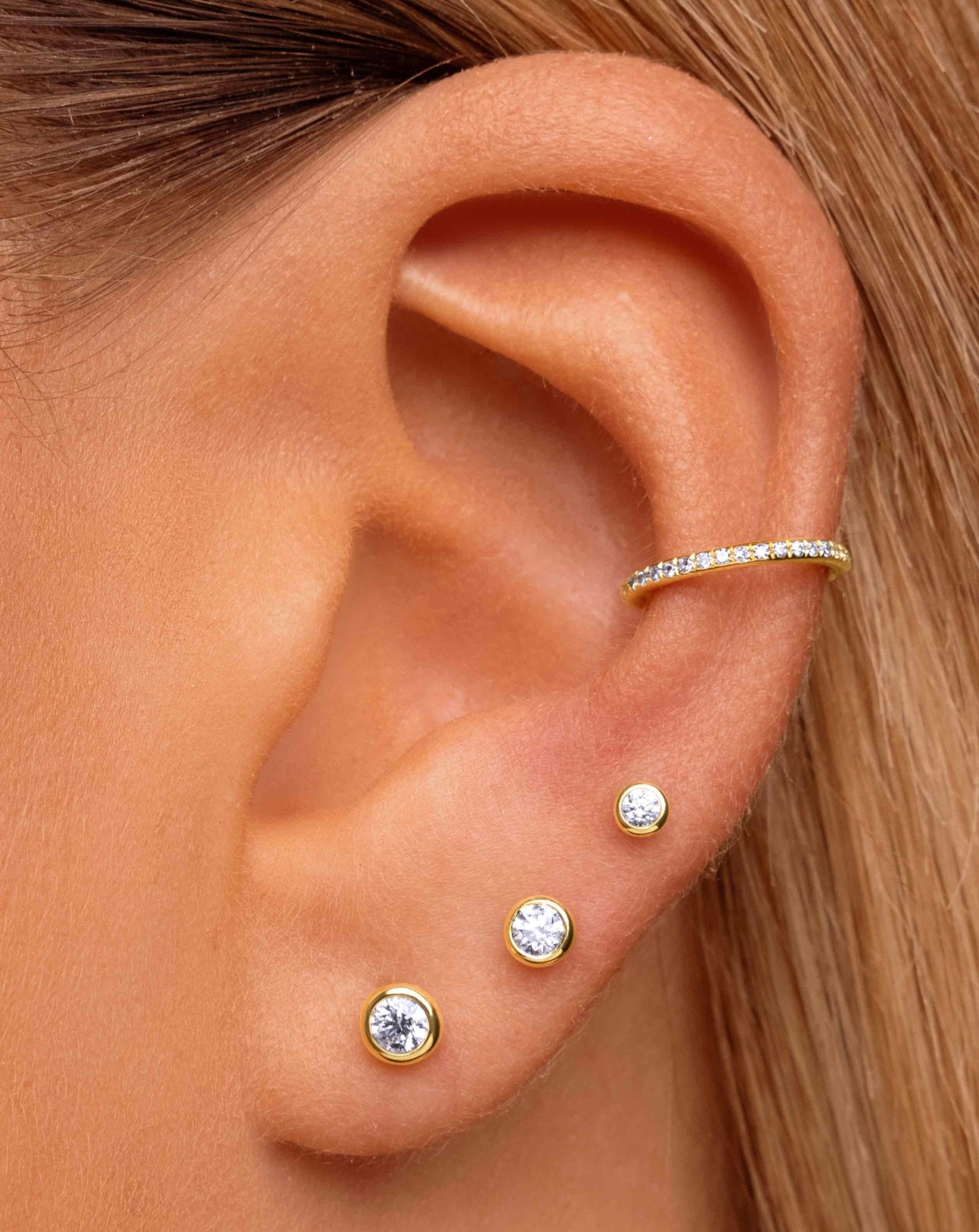 Slim Diamond Ear Cuff - Sparkle Society