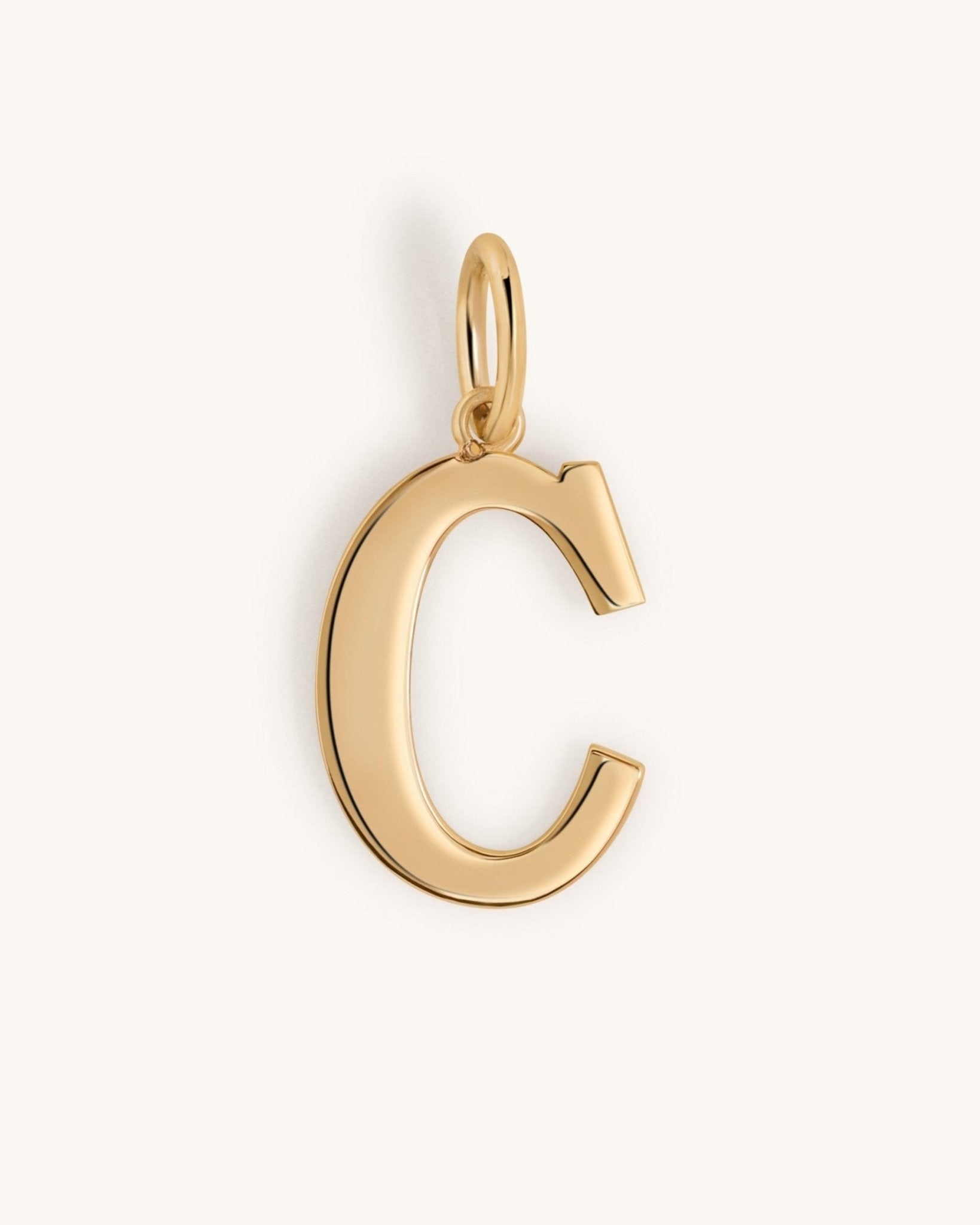 Solid Gold Block Initial - Sparkle Society