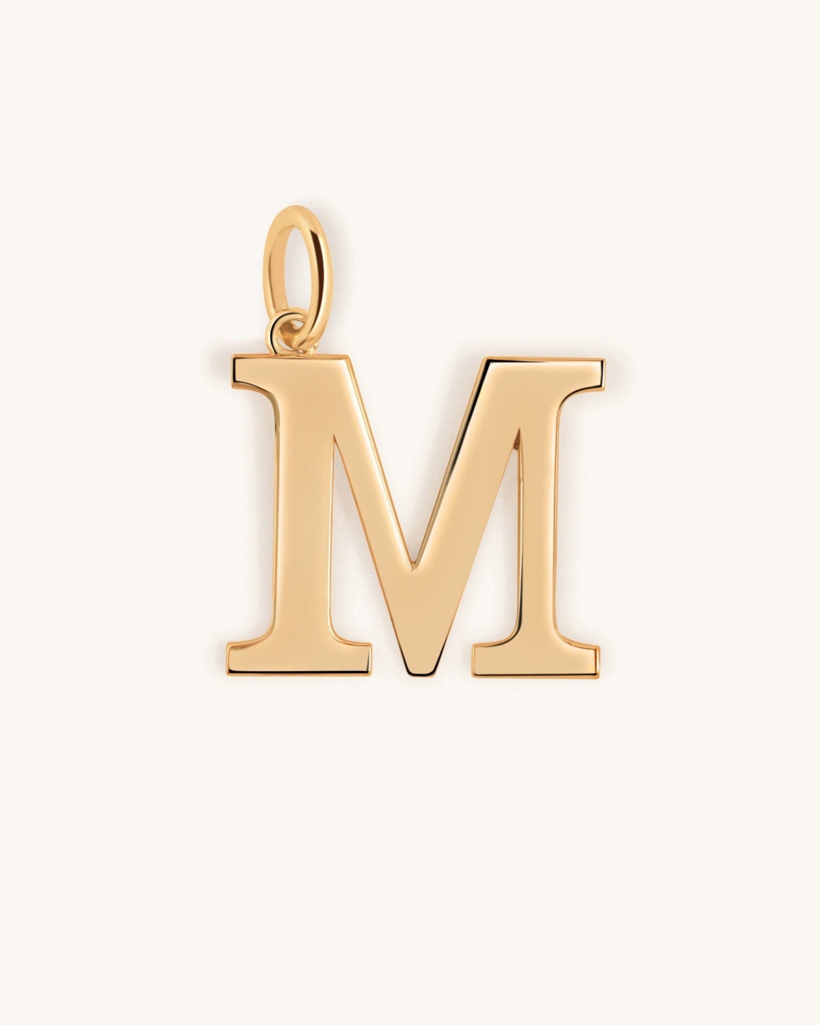 Solid Gold Block Initial - Sparkle Society