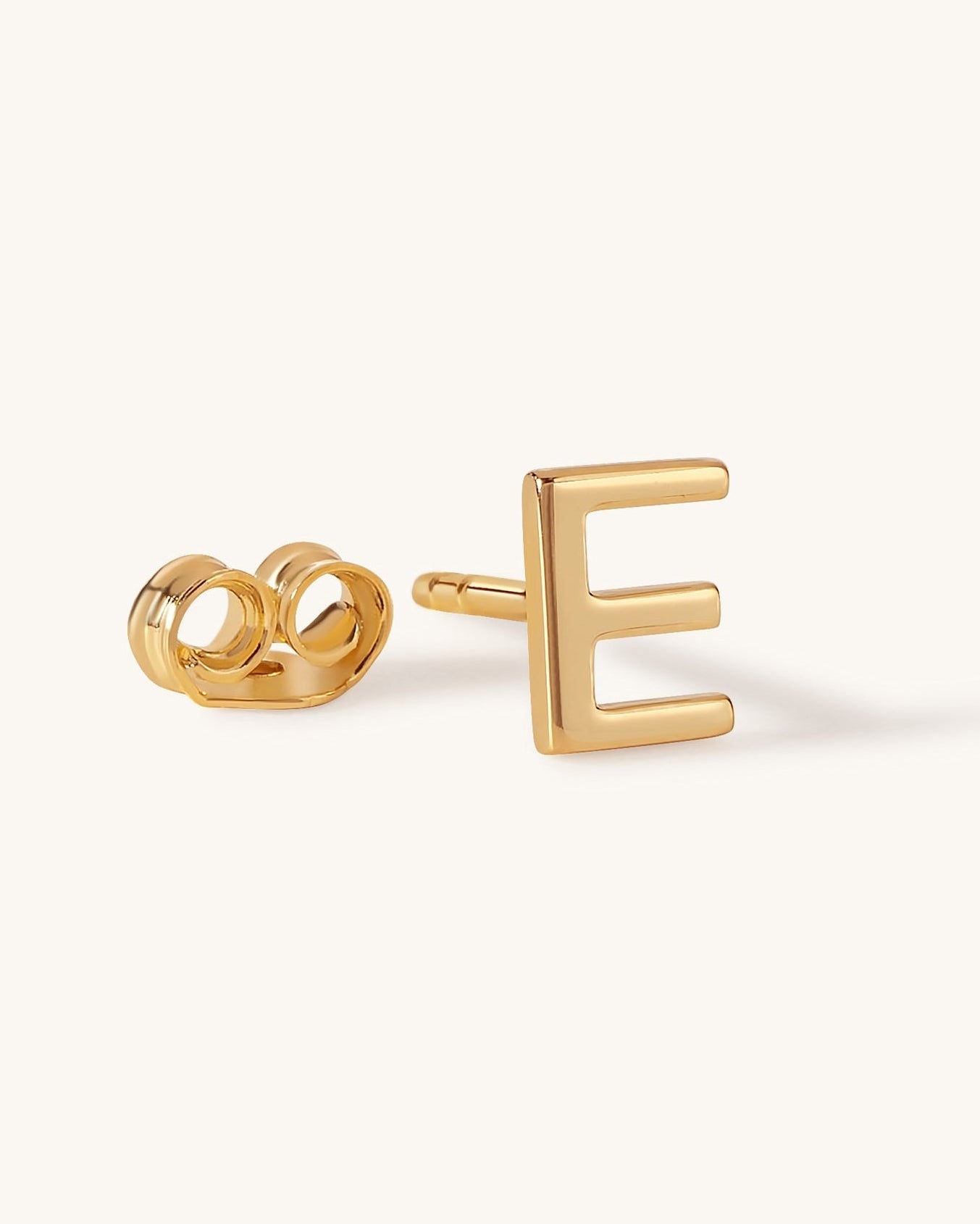 Solid Gold Initial Studs - Sparkle Society