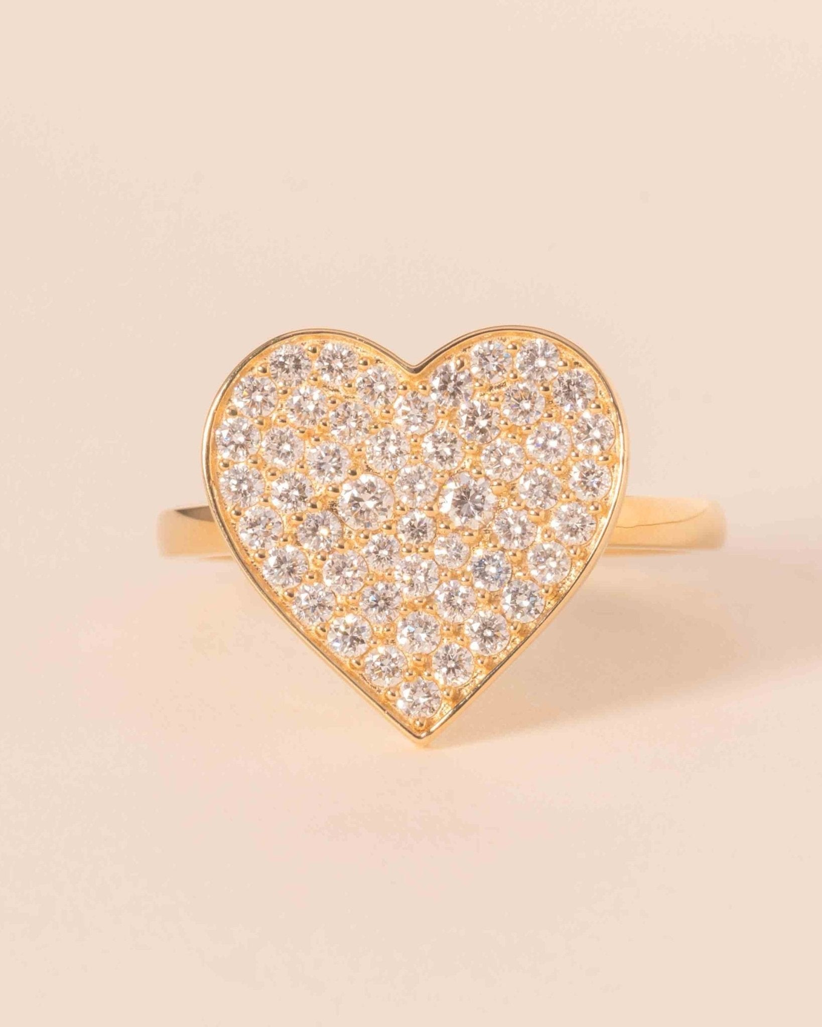 Statement Heart Ring - Sparkle Society