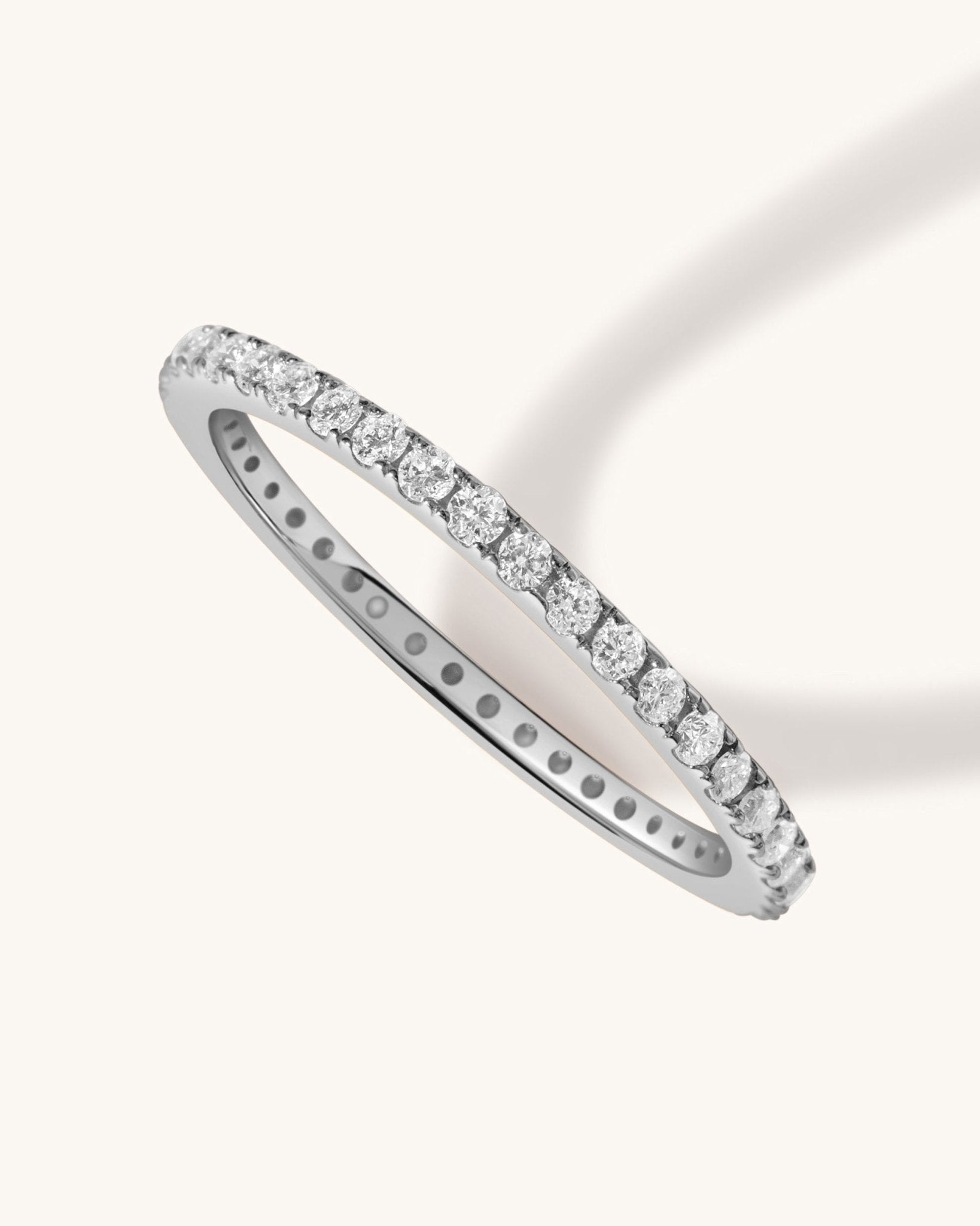Thin Diamond Eternity Band Ring - Sparkle Society