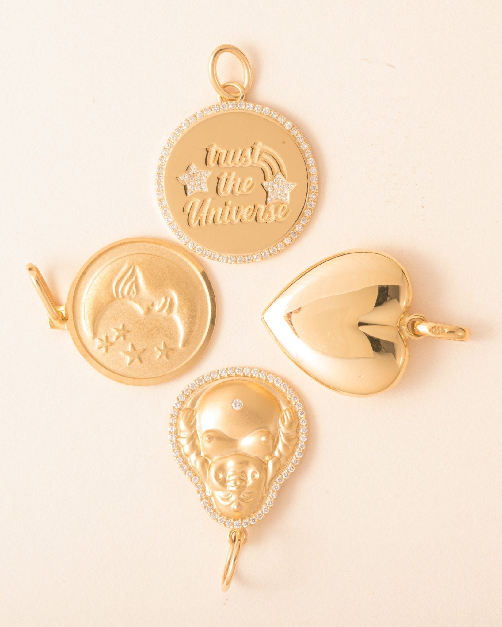 Trust the Universe Necklace Charm - Sparkle Society