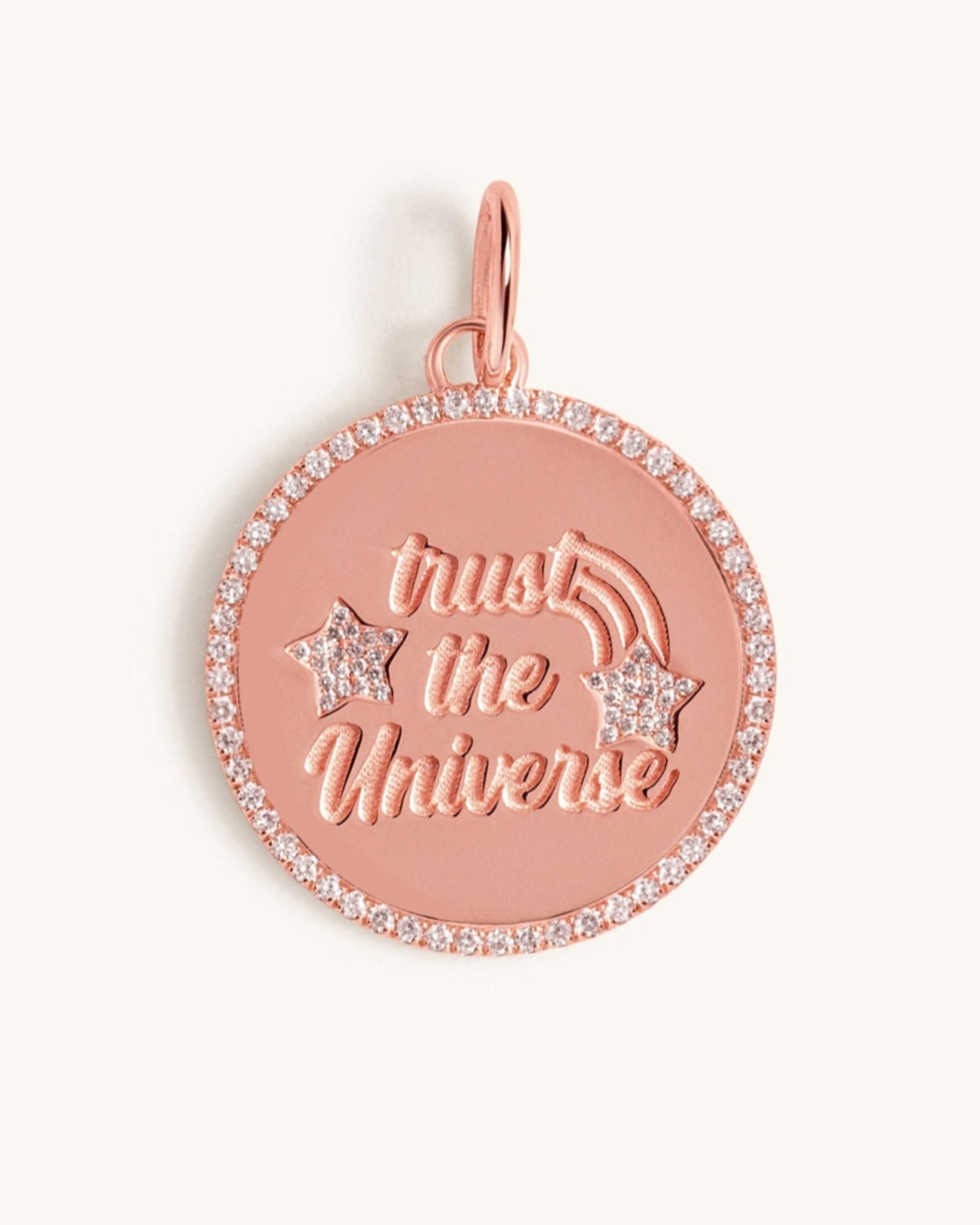 Trust the Universe Necklace Charm - Sparkle Society