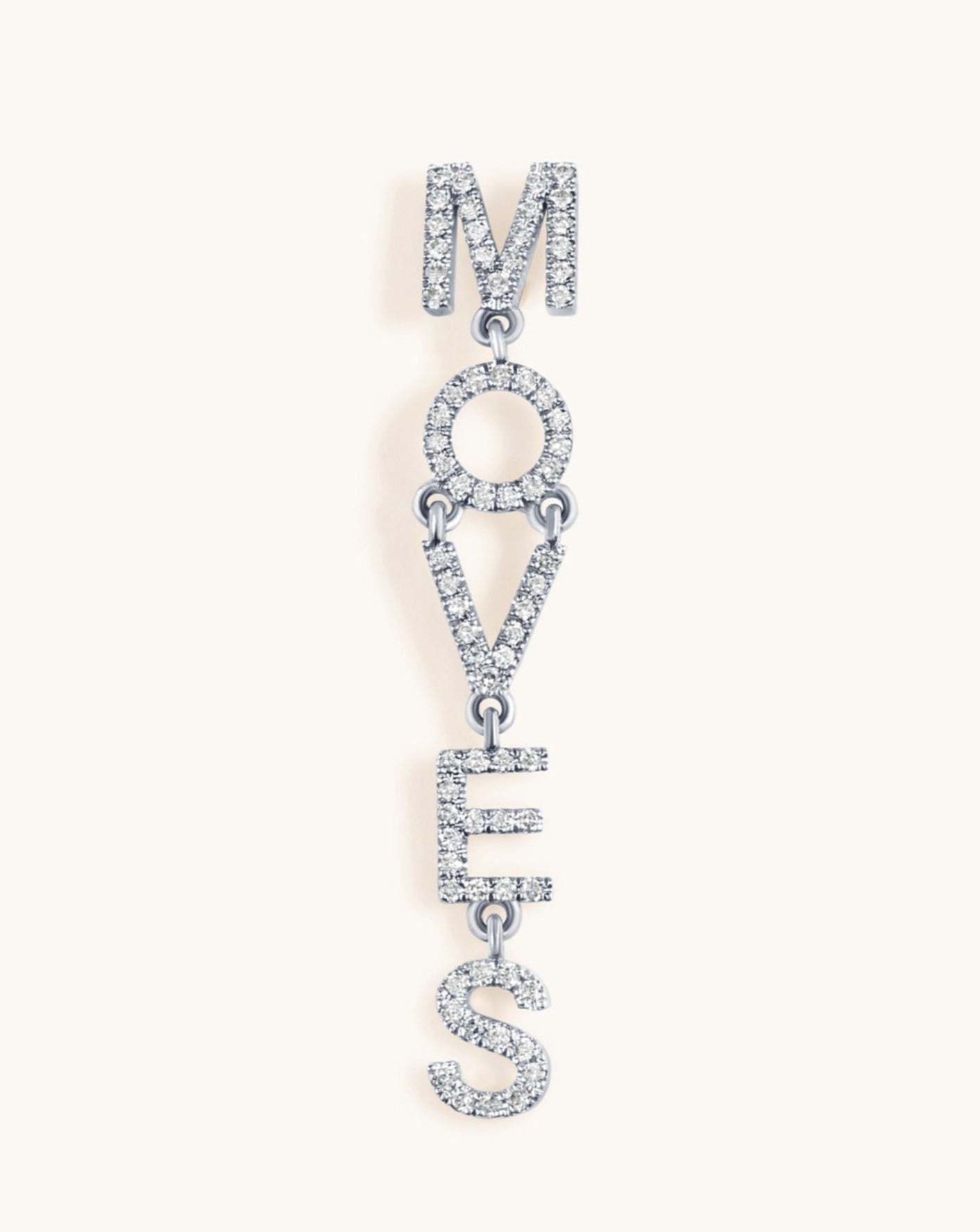 Diamond Custom Drop Earring - Sparkle Society