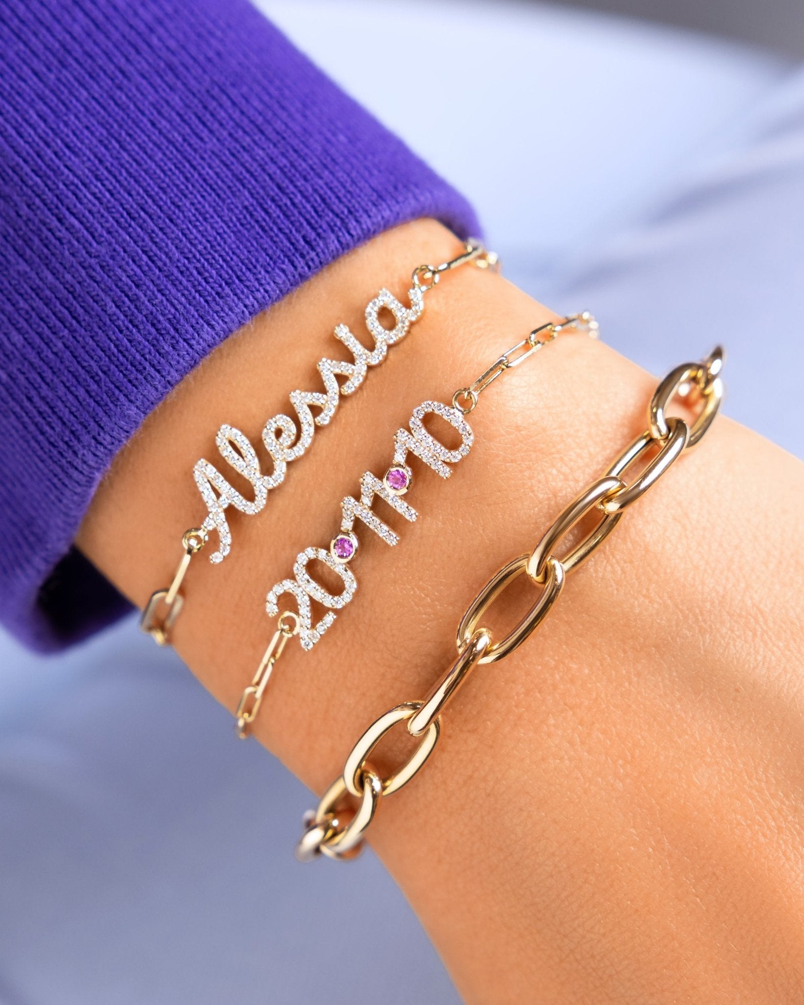 Hollow Gold Oval Link Bracelet - Sparkle Society