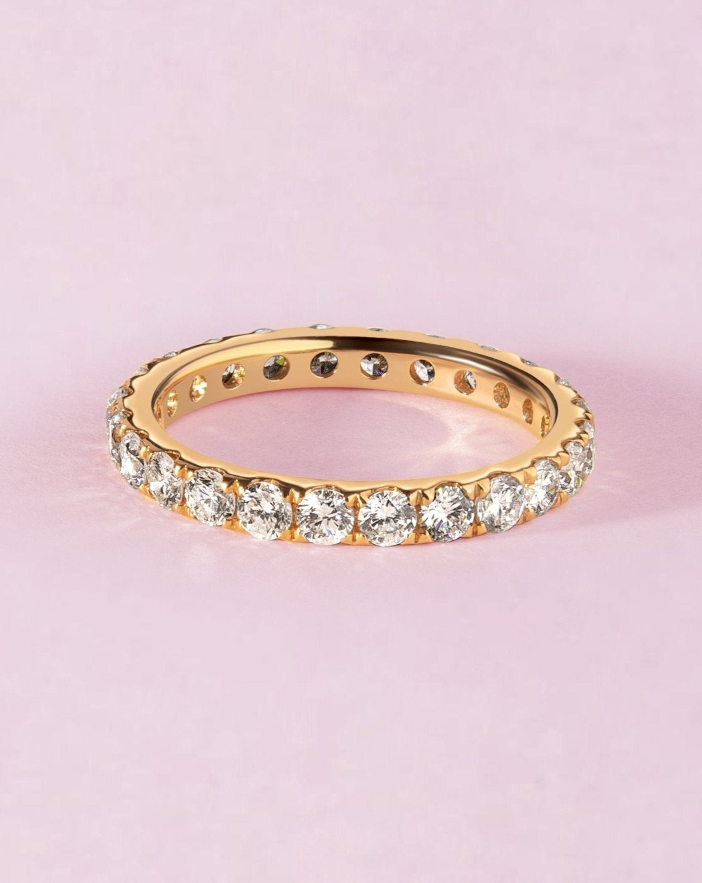 Jumbo Diamond Eternity Band - Sparkle Society