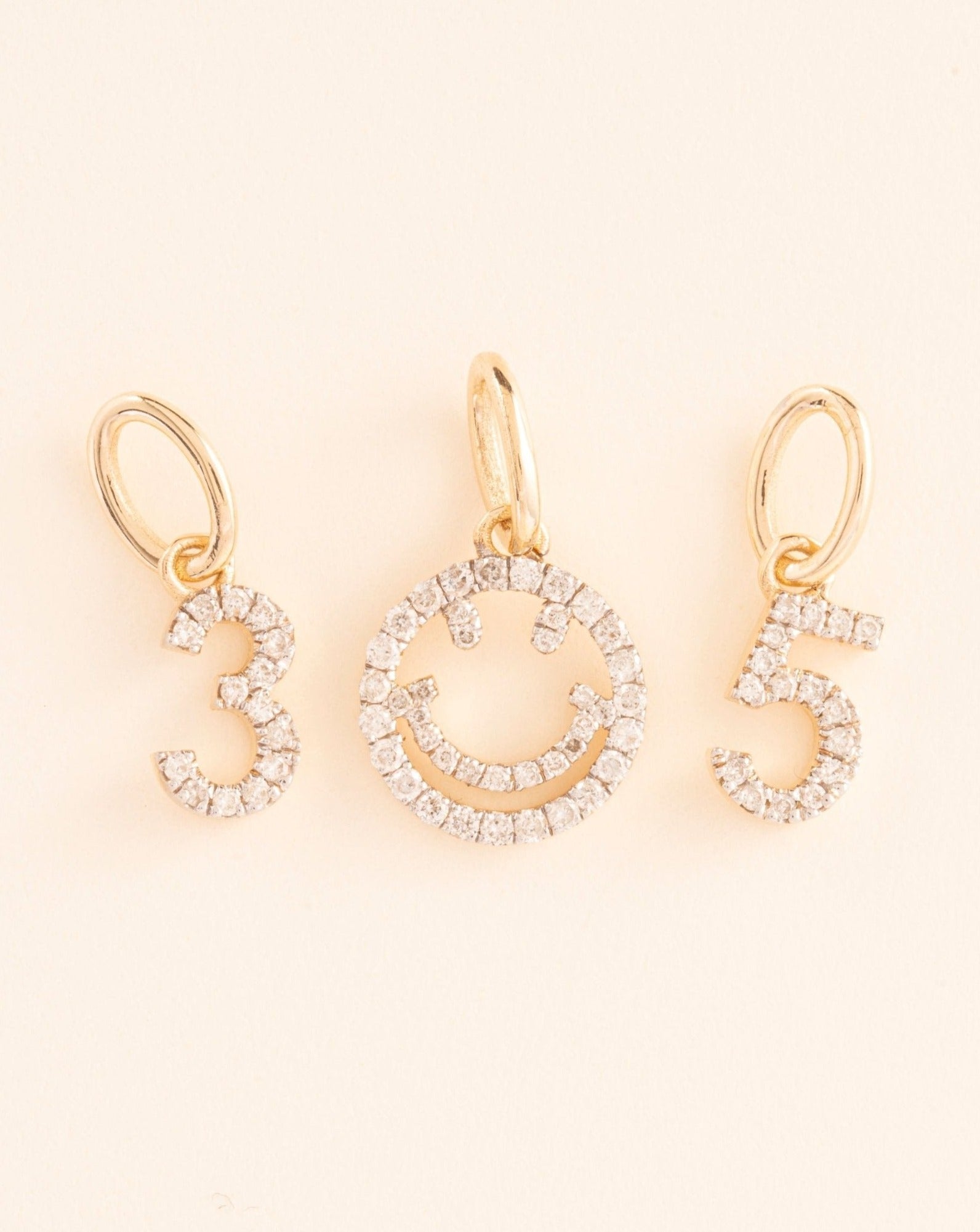 Mini Diamond Cutout Smiley - Sparkle Society