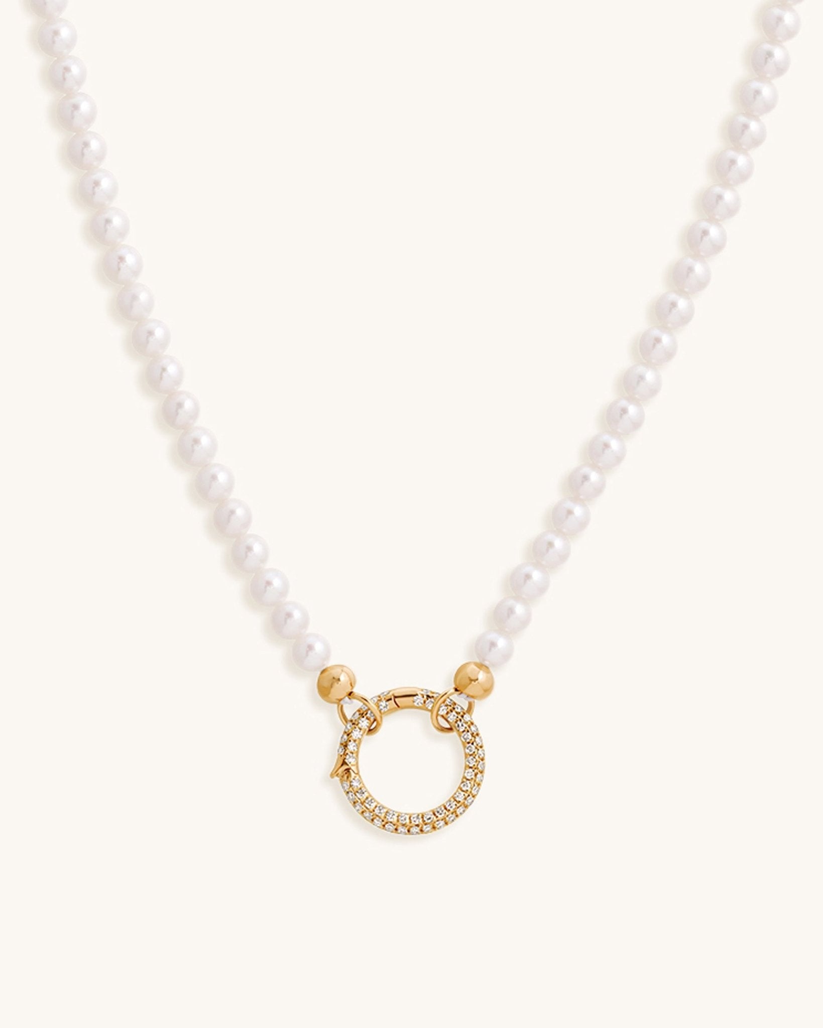 12mm Diamond Connector Mother Of Pearl Split Chain - Sparkle Society