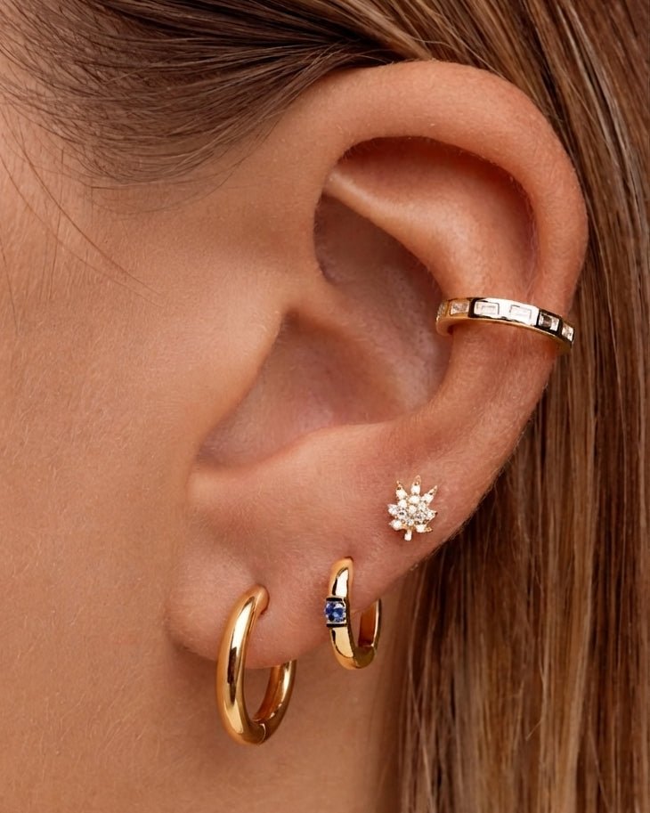 2mm Hollow Gold Tube Hoops - Sparkle Society