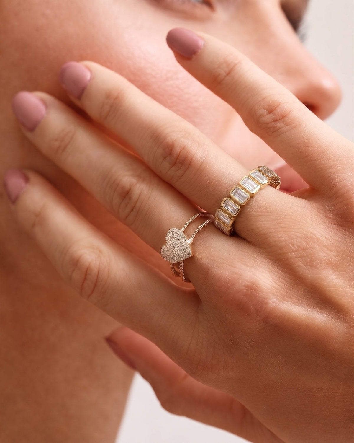 Baguette Diamond Band Ring - Sparkle Society