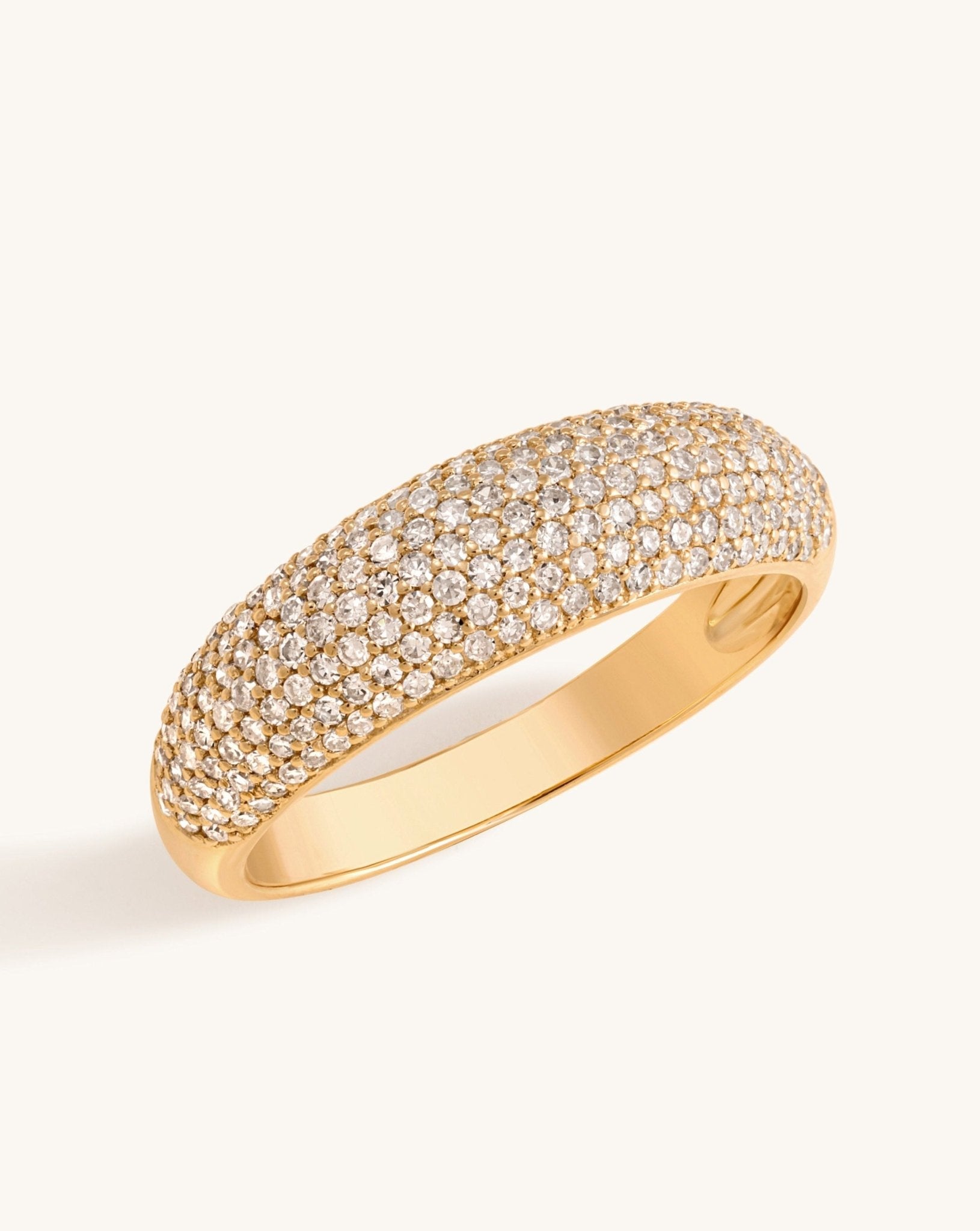 Chunky Diamond Ring - Sparkle Society