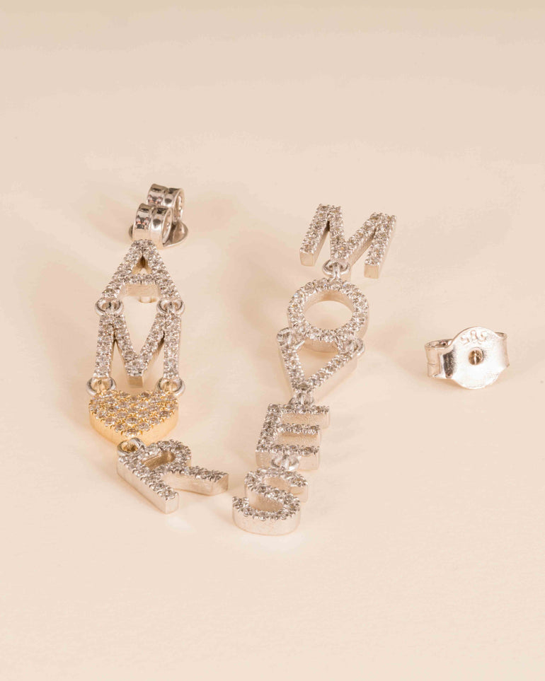 Diamond Custom Drop Earring  - Sparkle Society