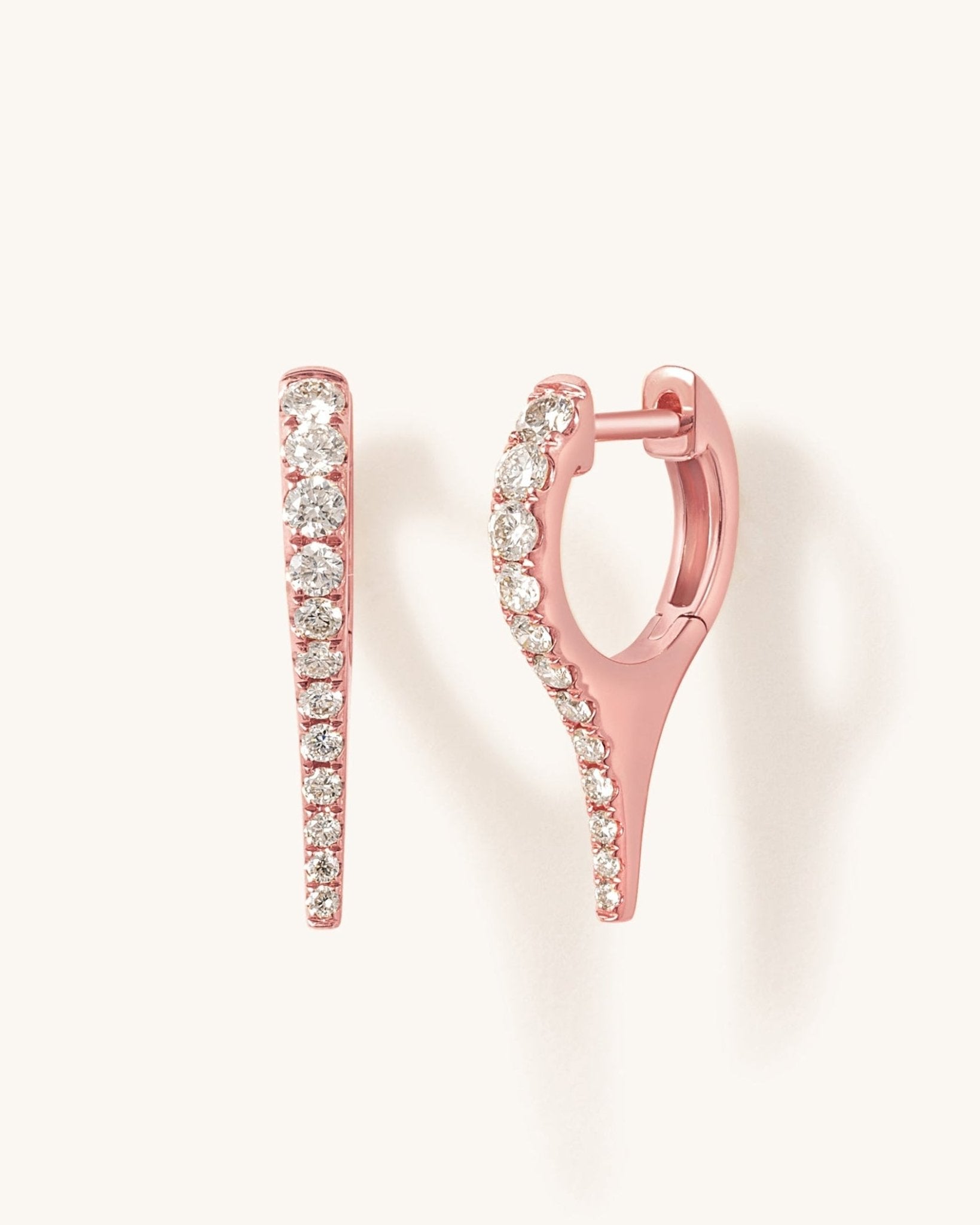 Diamond Spike Drop Huggies - Sparkle Society