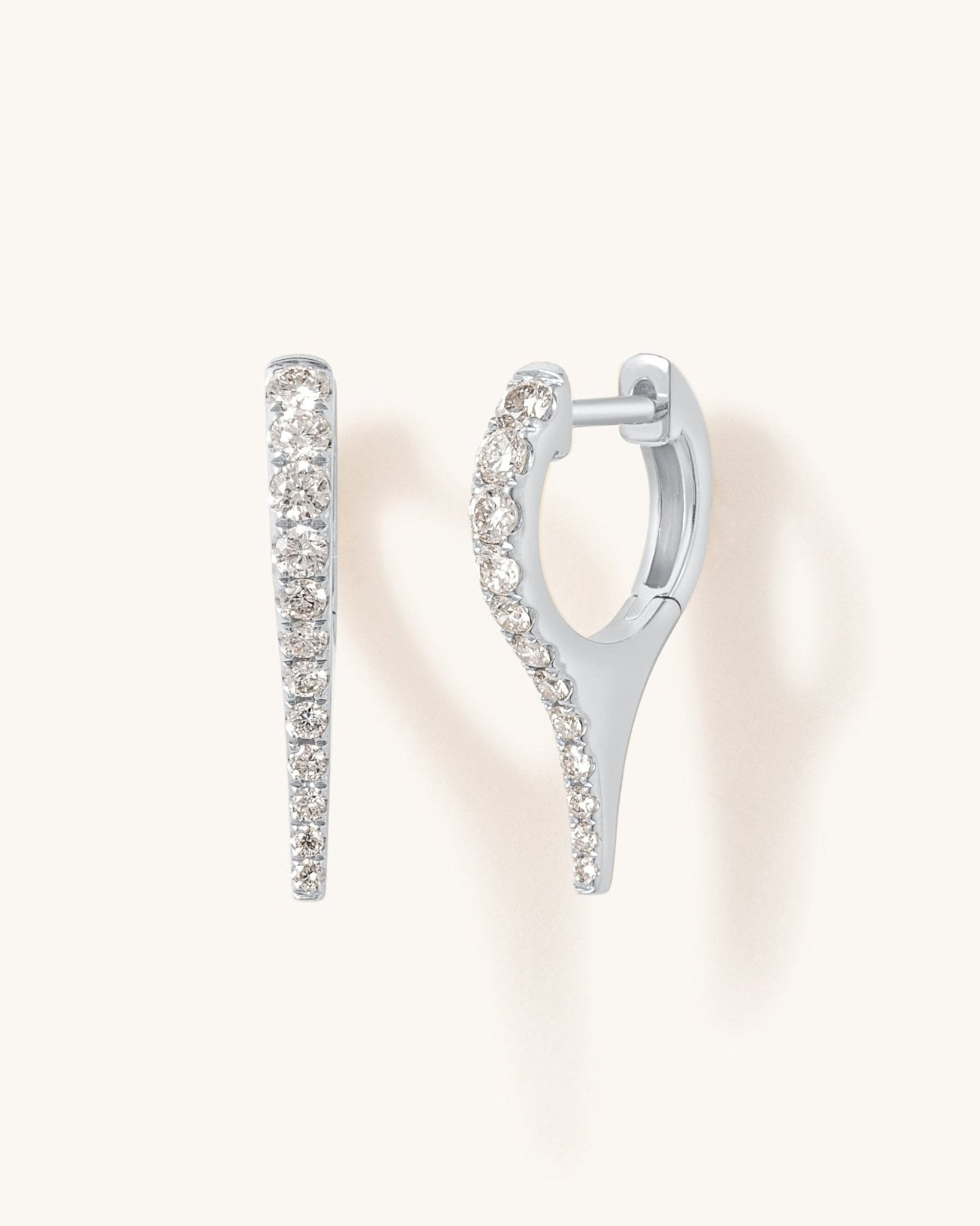 Diamond Spike Drop Huggies - Sparkle Society