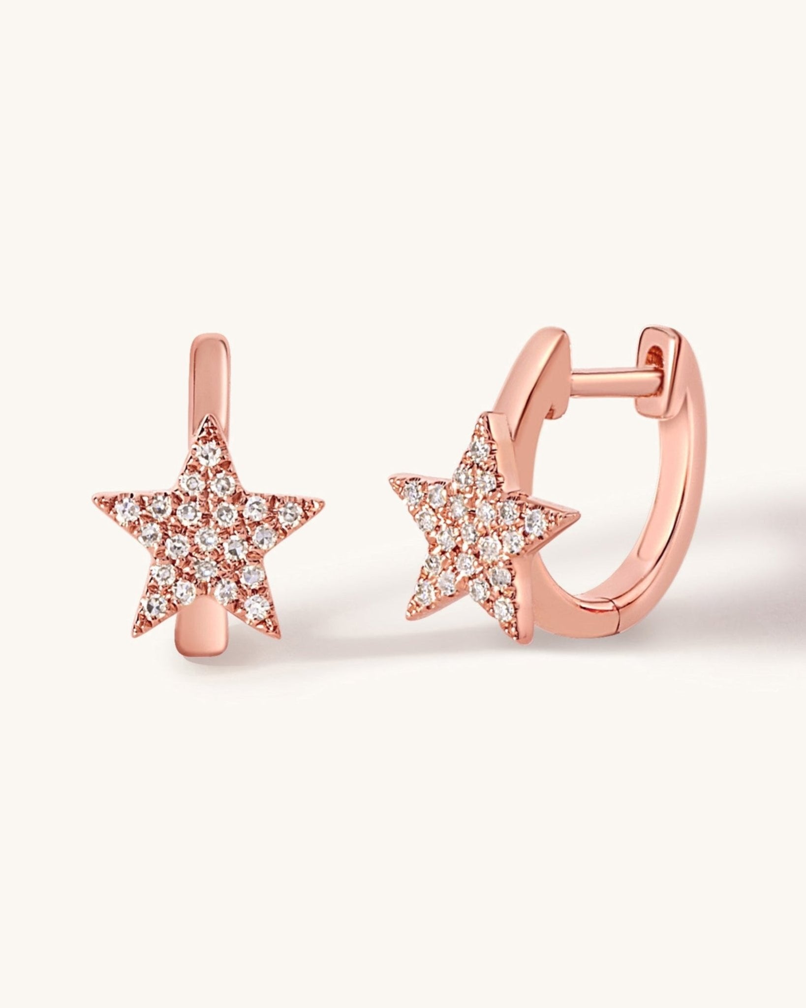 Diamond Star Gold Huggies - Sparkle Society
