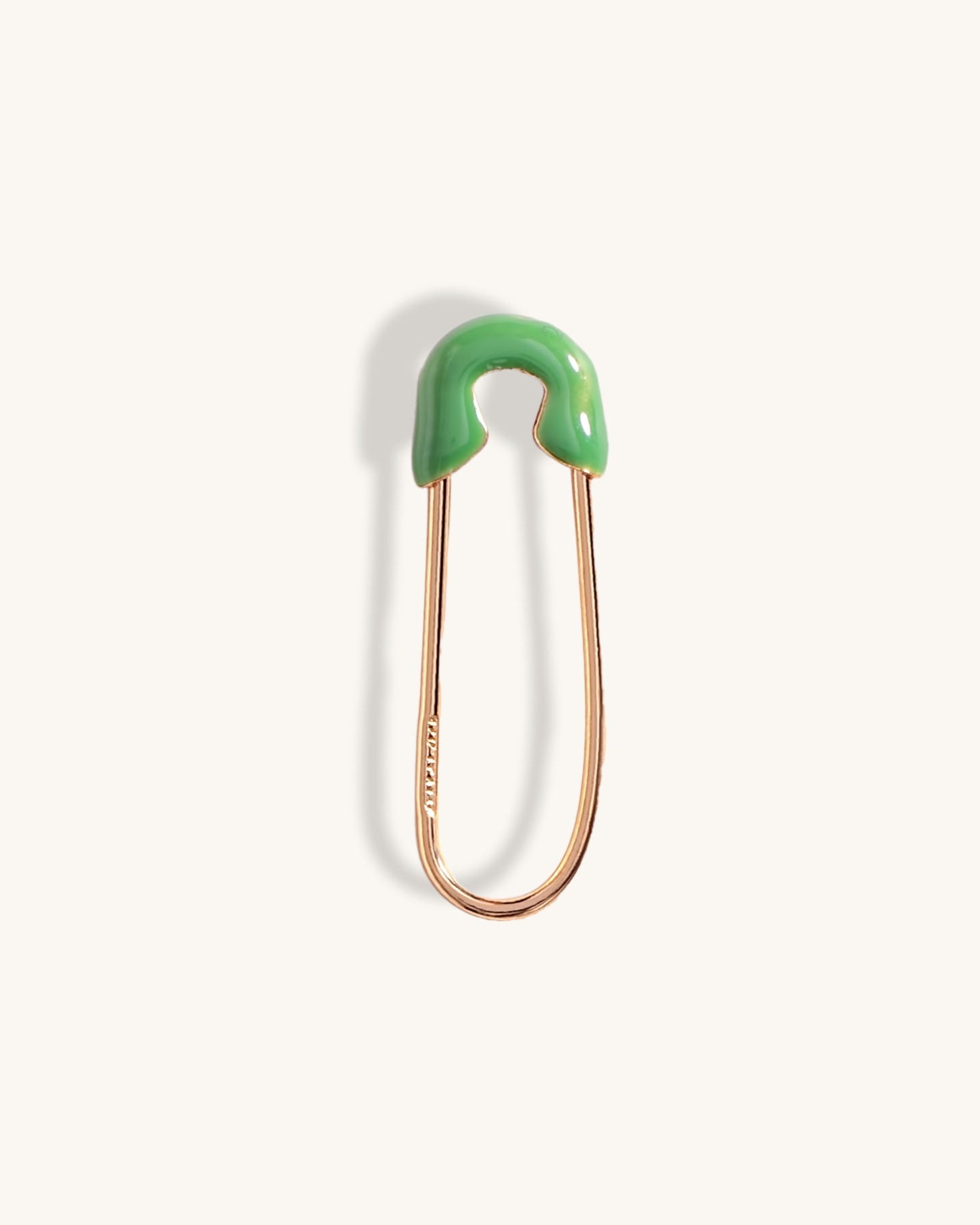 Enamel Safety Pin Earrings - Sparkle Society