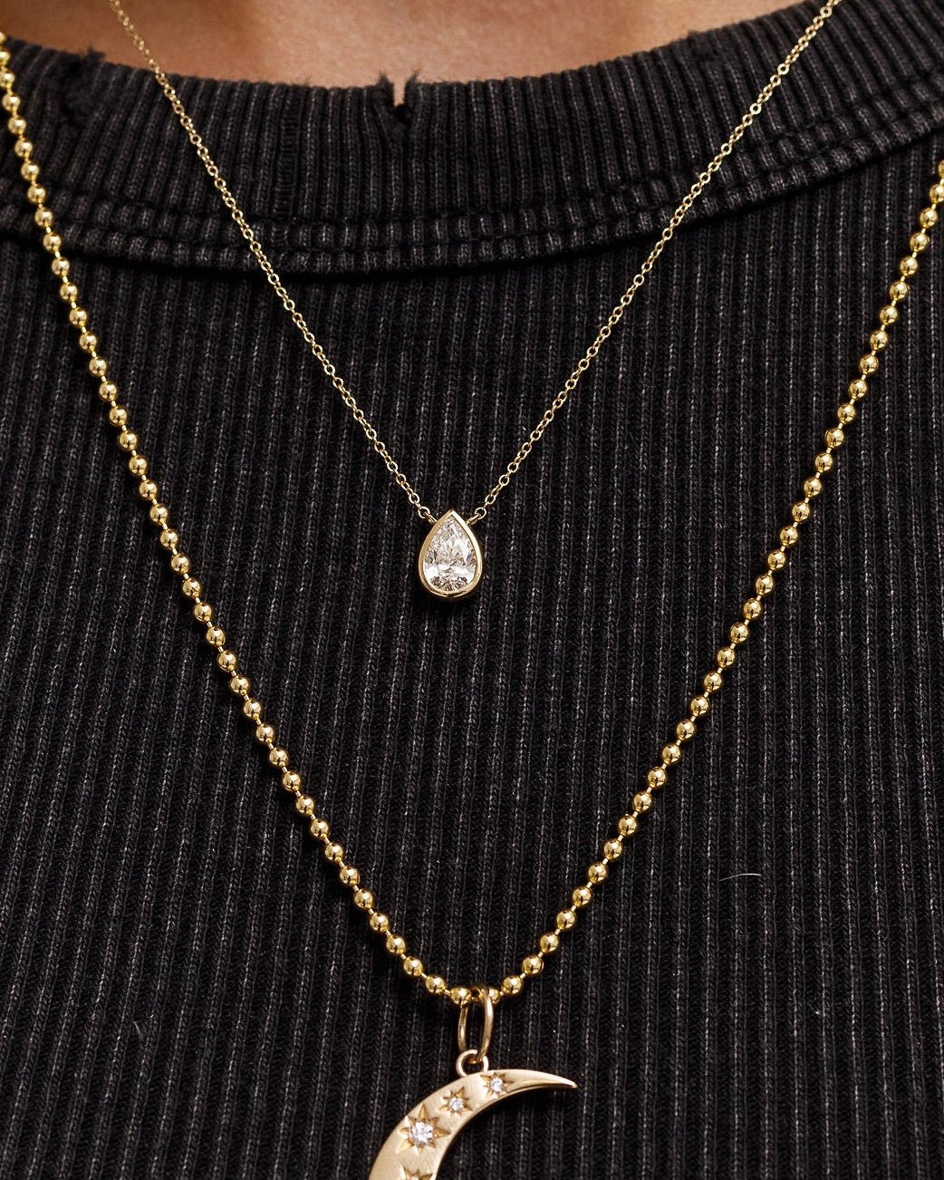 Fancy Diamond Shape Necklace - Sparkle Society