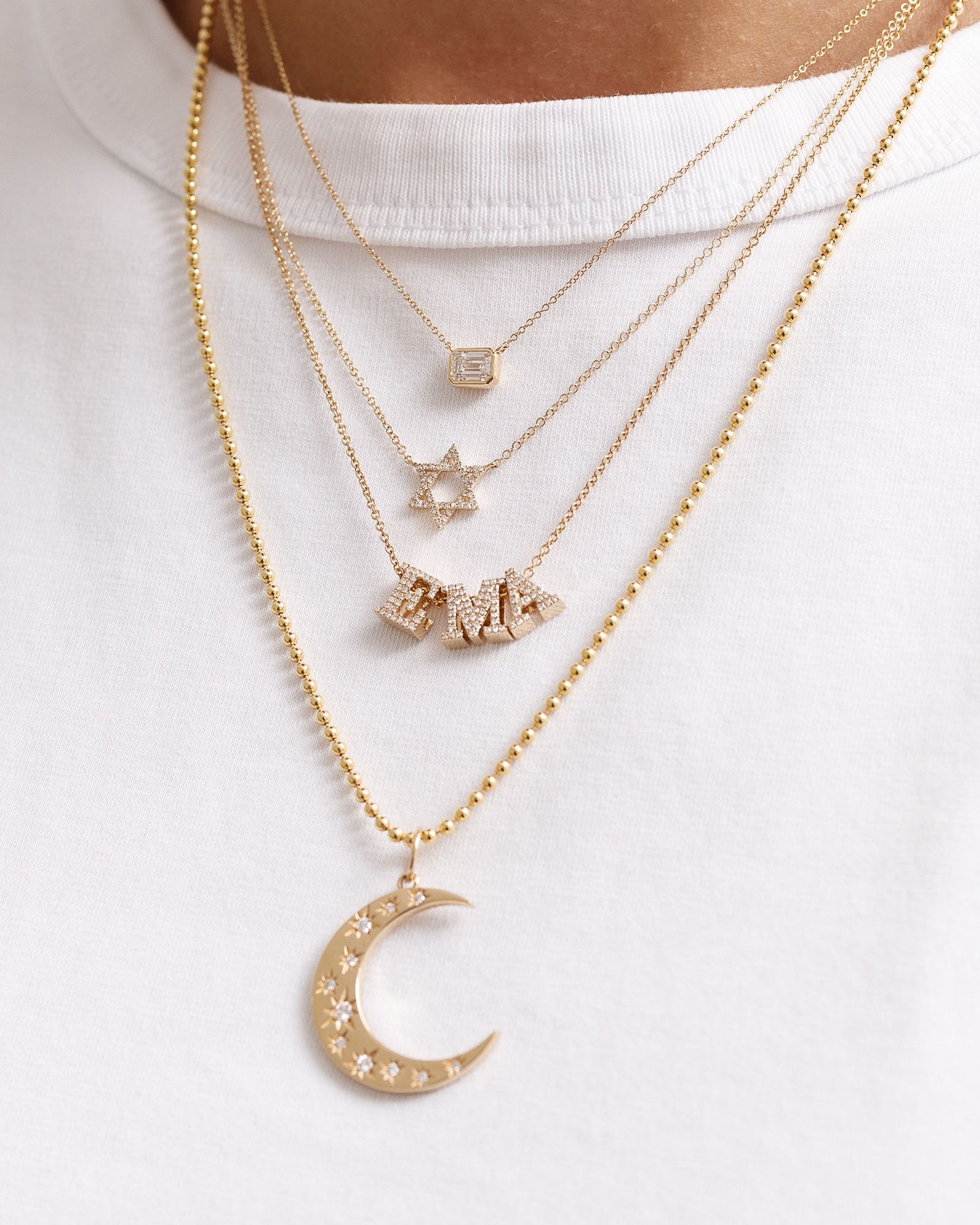 Fancy Diamond Shape Necklace - Sparkle Society